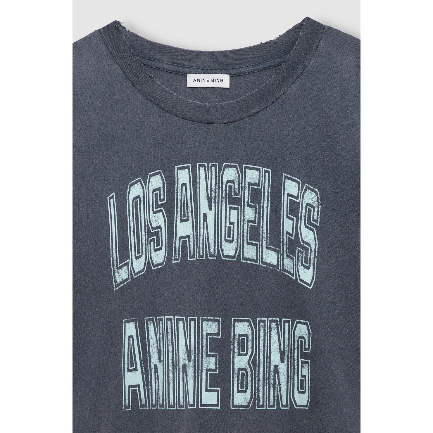 GREY - Anine Bing - Anine JOHNNY TEE Ld62 - 4