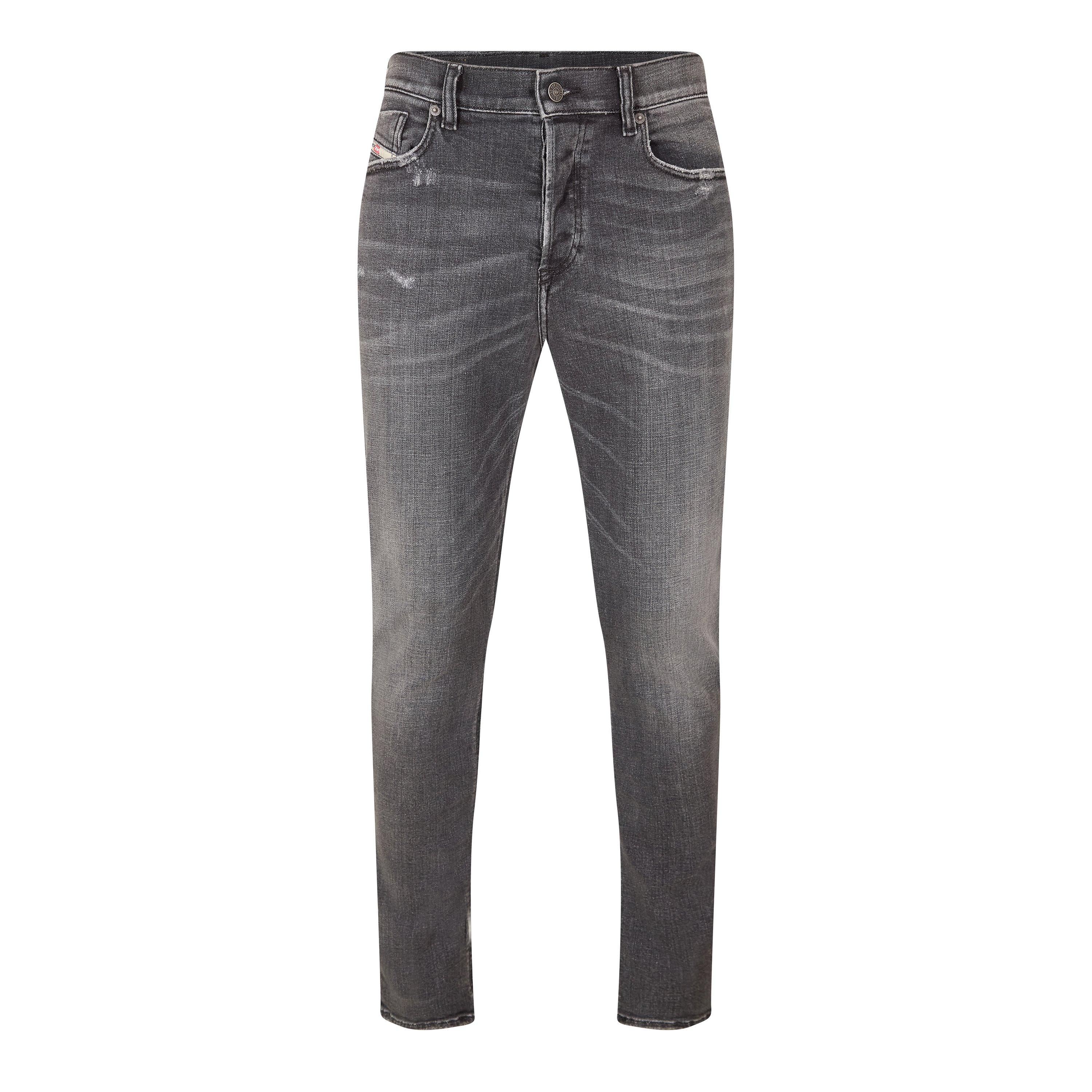 Blk Gry Denim - Diesel - Men's Straight Leg Jeans - 1