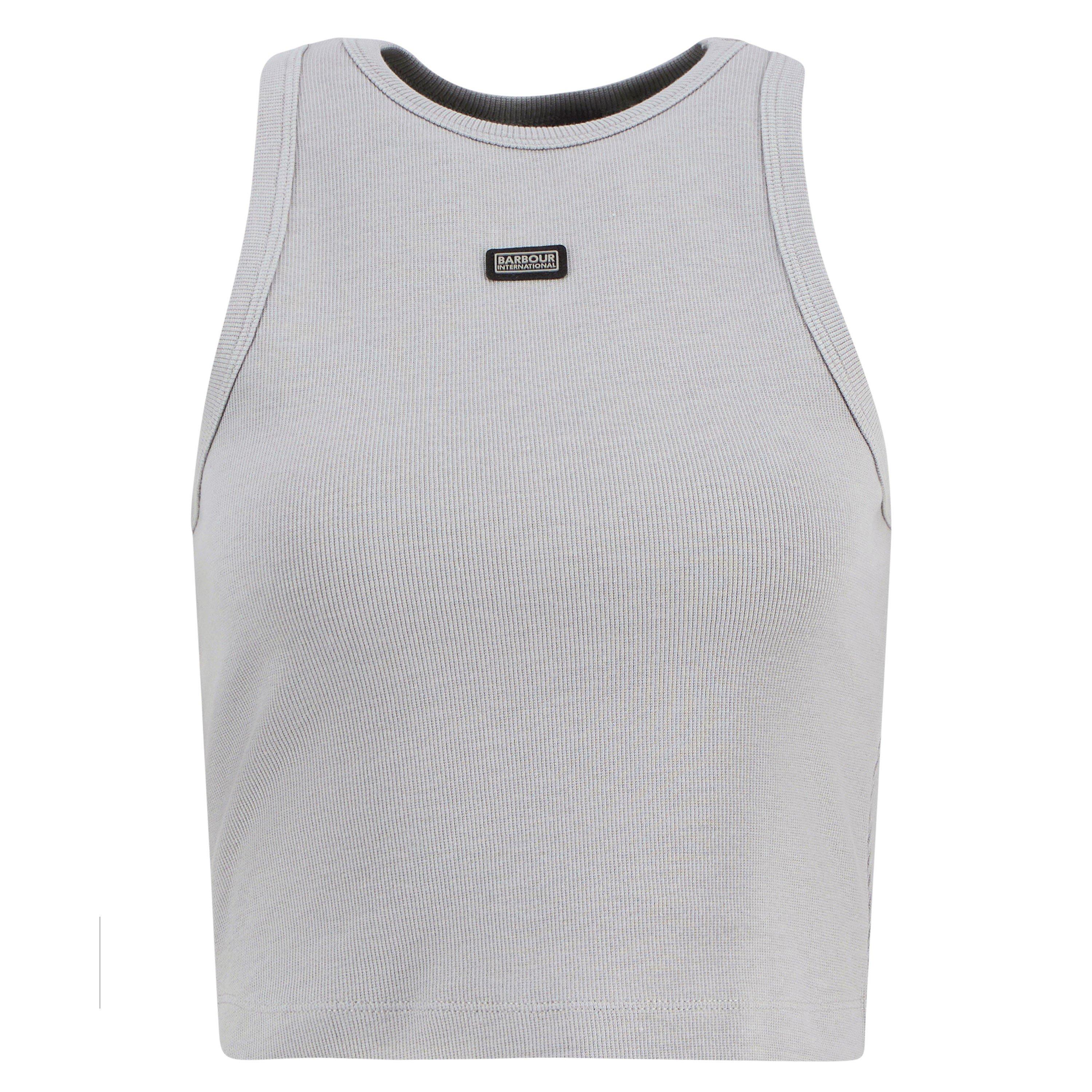 Barbour International Women's Racerback Vest - Ult Grey - 16 (XL)