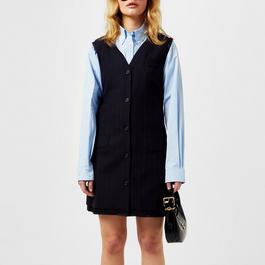 Miu Miu Pinstriped Mini Dress