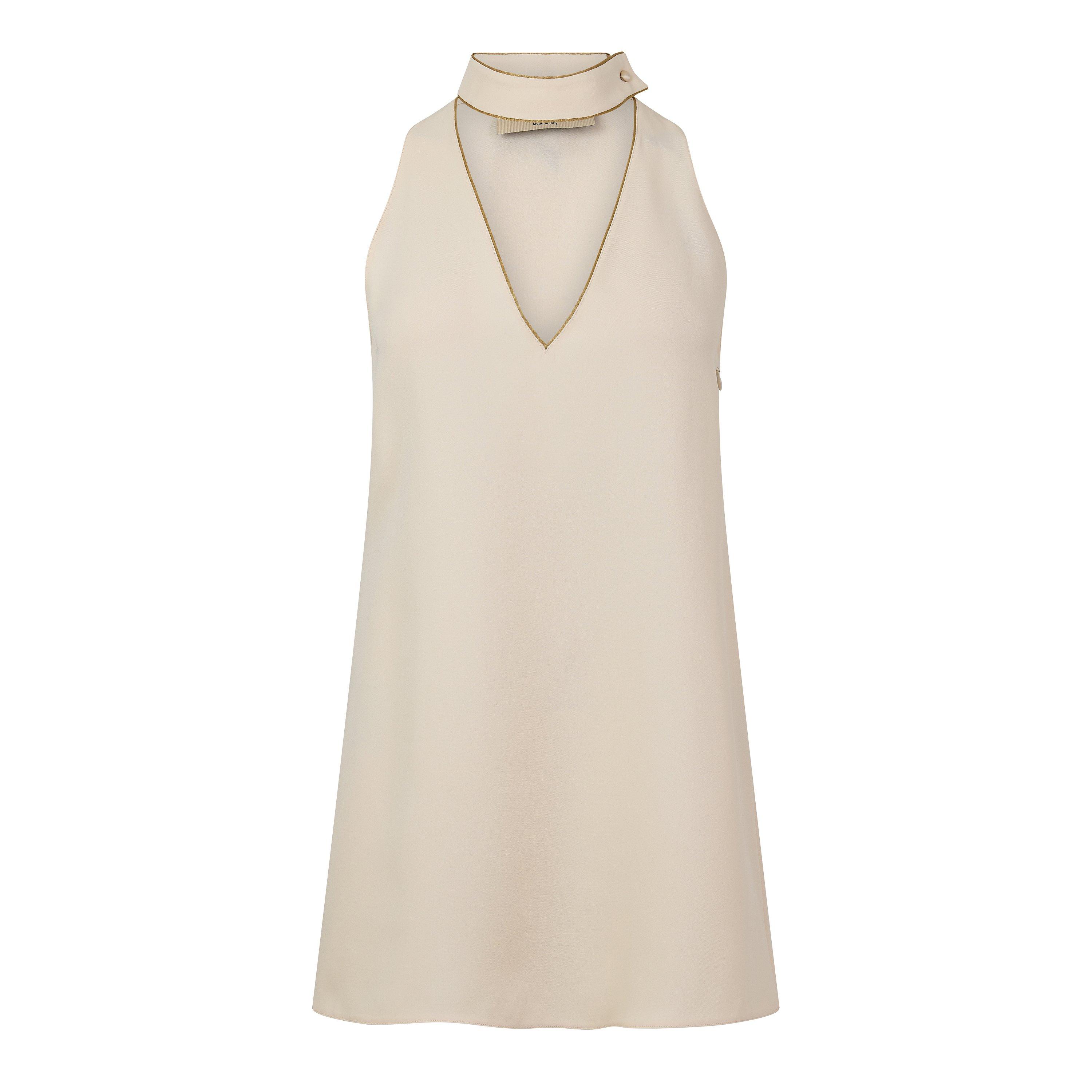 Valentino Val Cady Top Ld63 - Vanigla/Gold - Size 8 (XS)