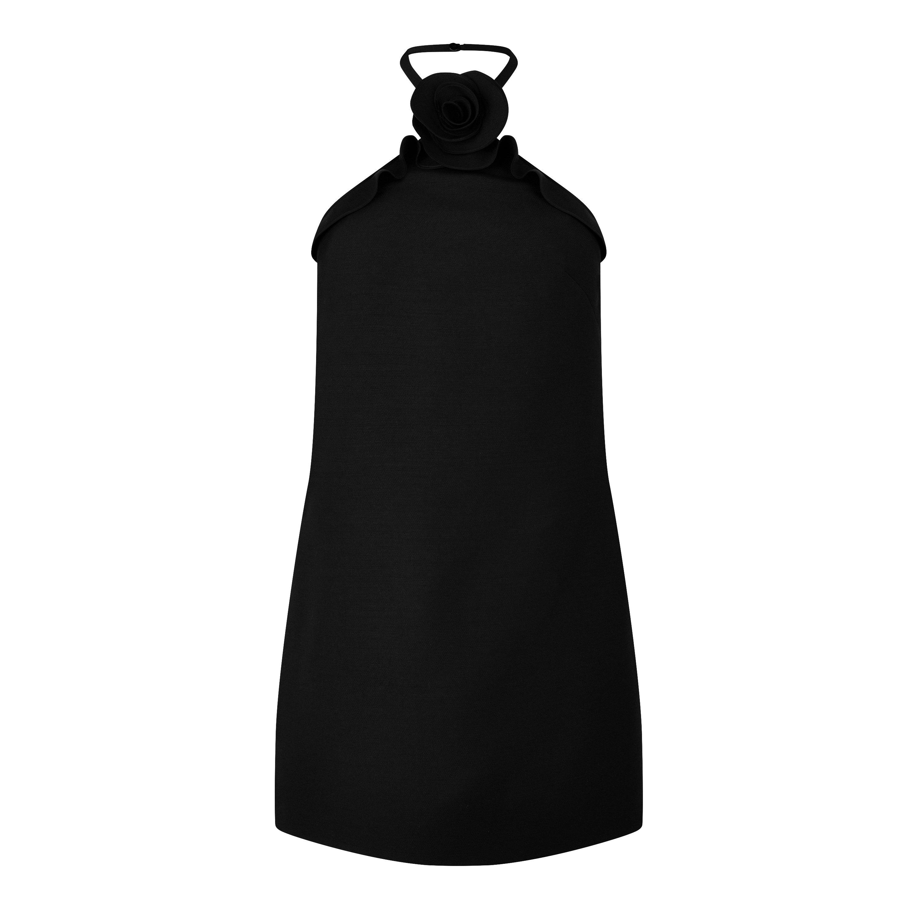 Nero - Valentino - Rose Embroidered Dress - 5