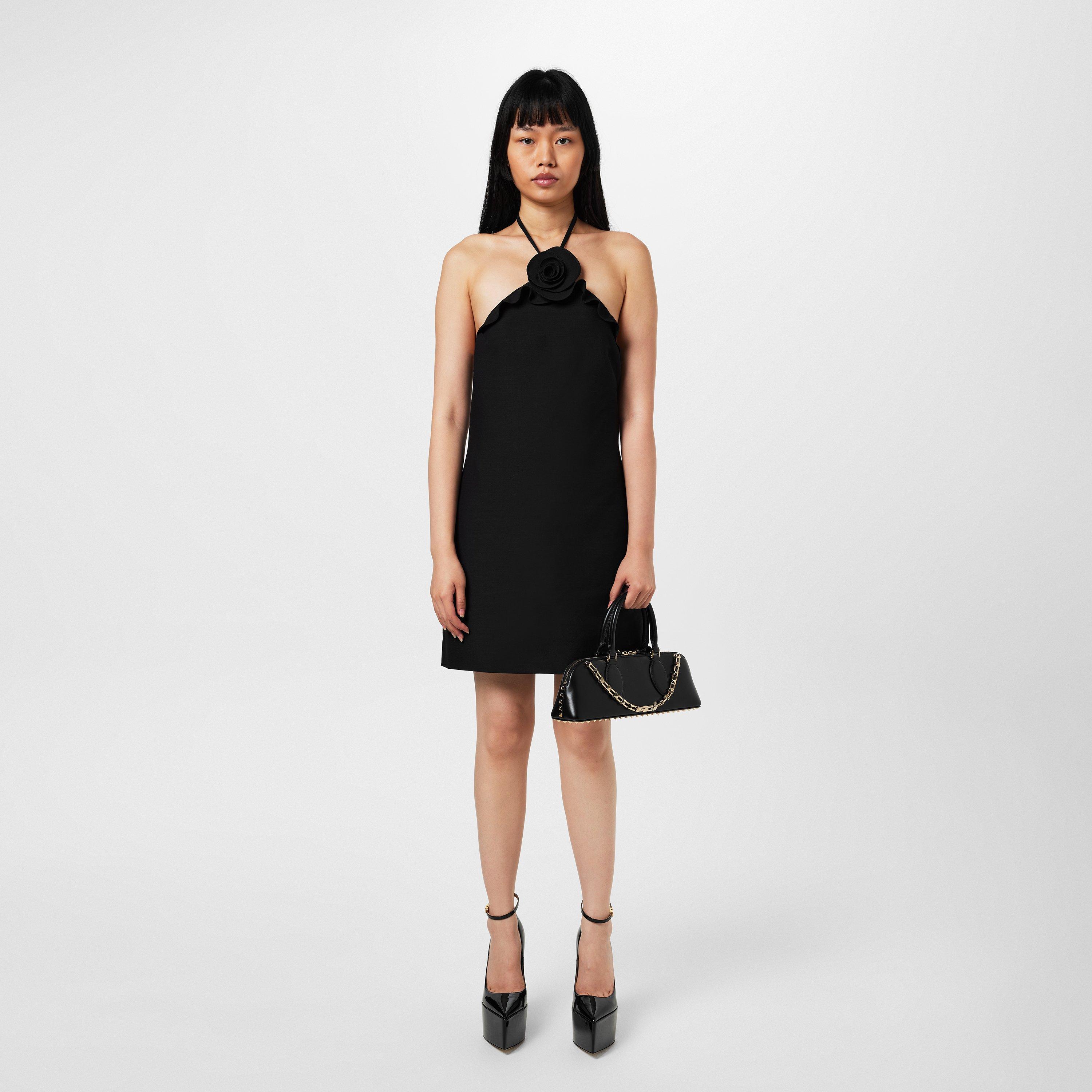 Nero - Valentino - Rose Embroidered Dress - 4