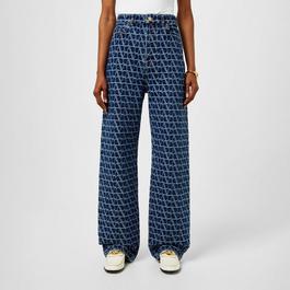 Valentino Toile Iconographe Denim Trousers