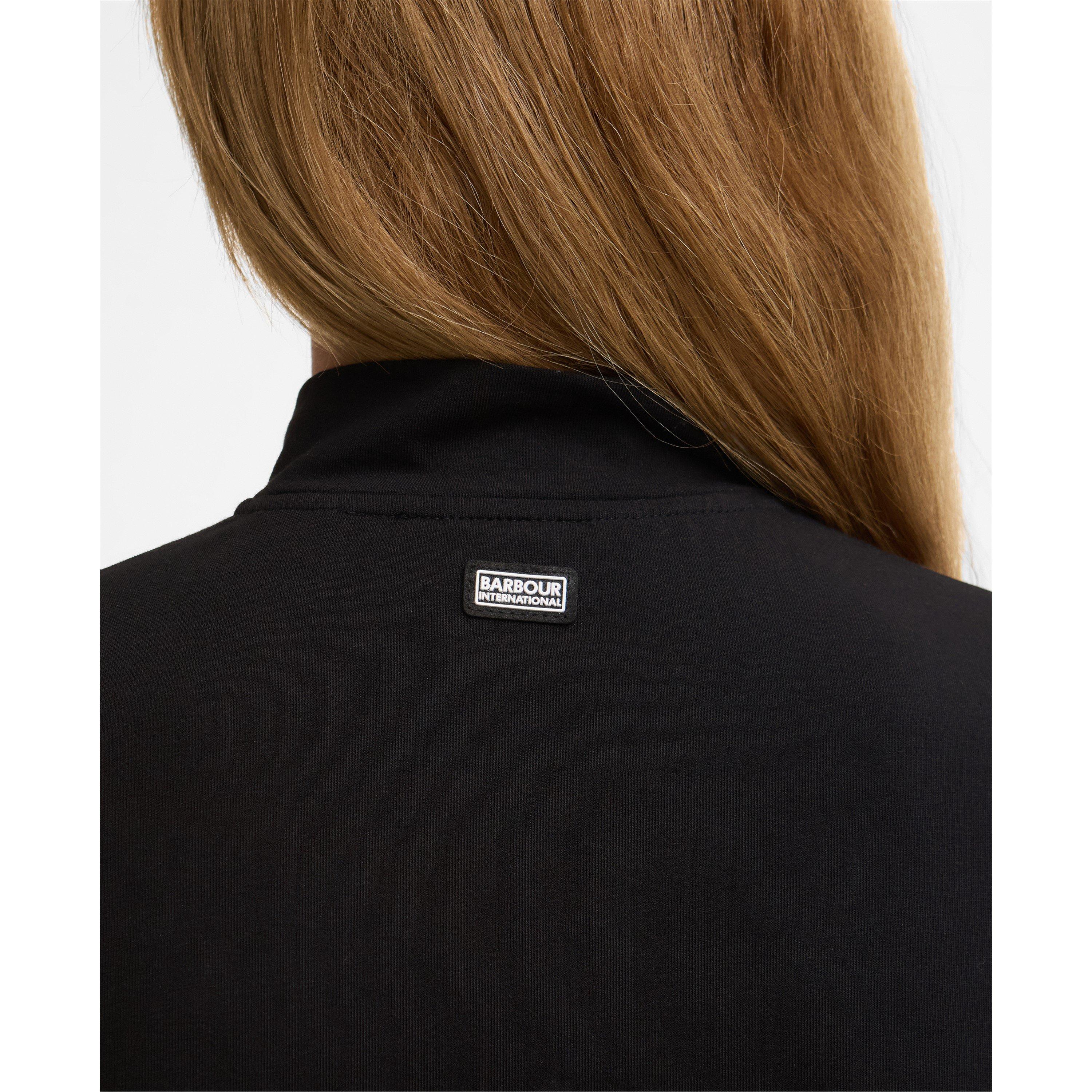 Black - Barbour International - Womens Dallas Half Zip Top - 5