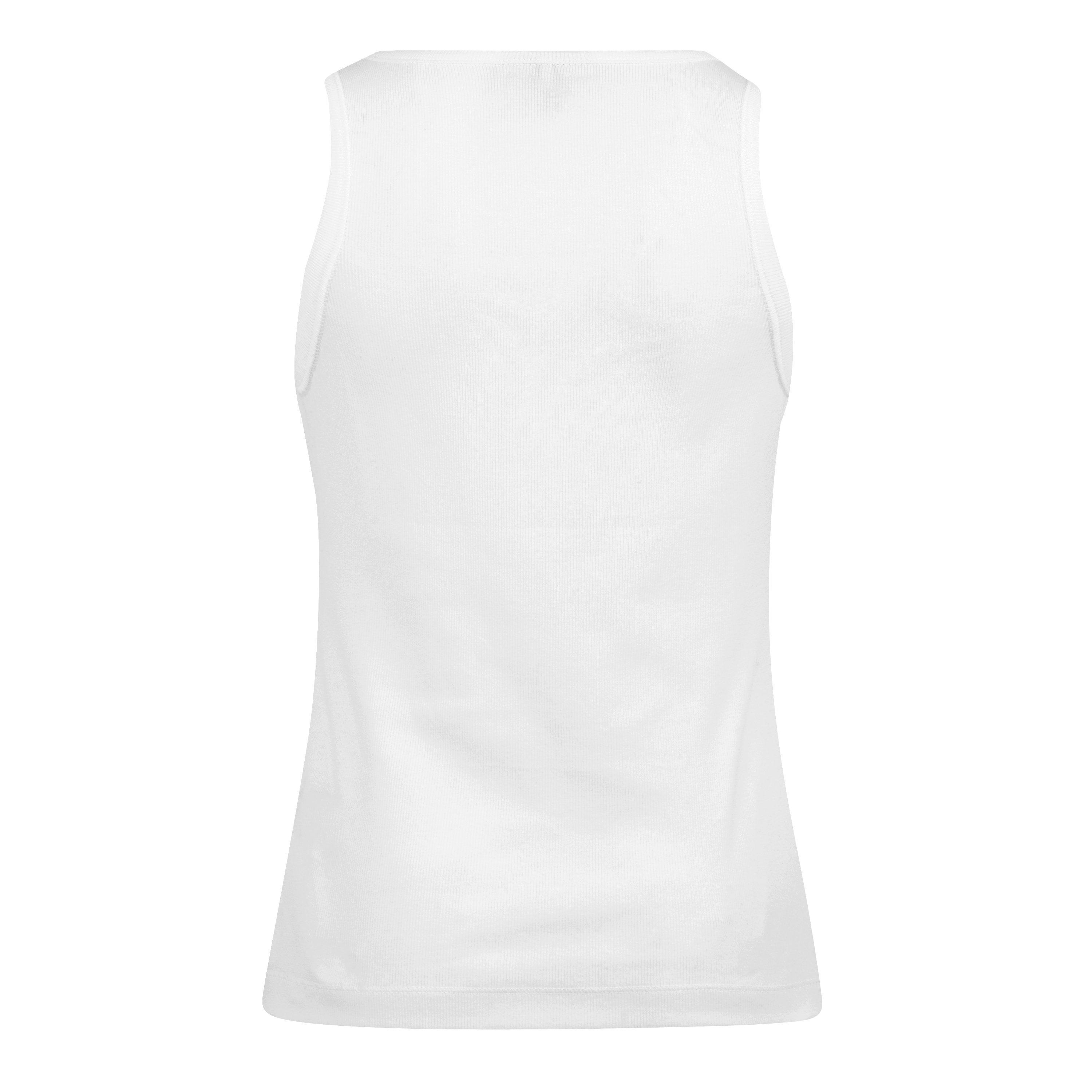 Bright White - Ganni - Logo Tank Top - 2