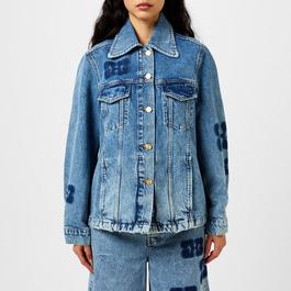 Ganni Patch Denim Jacket