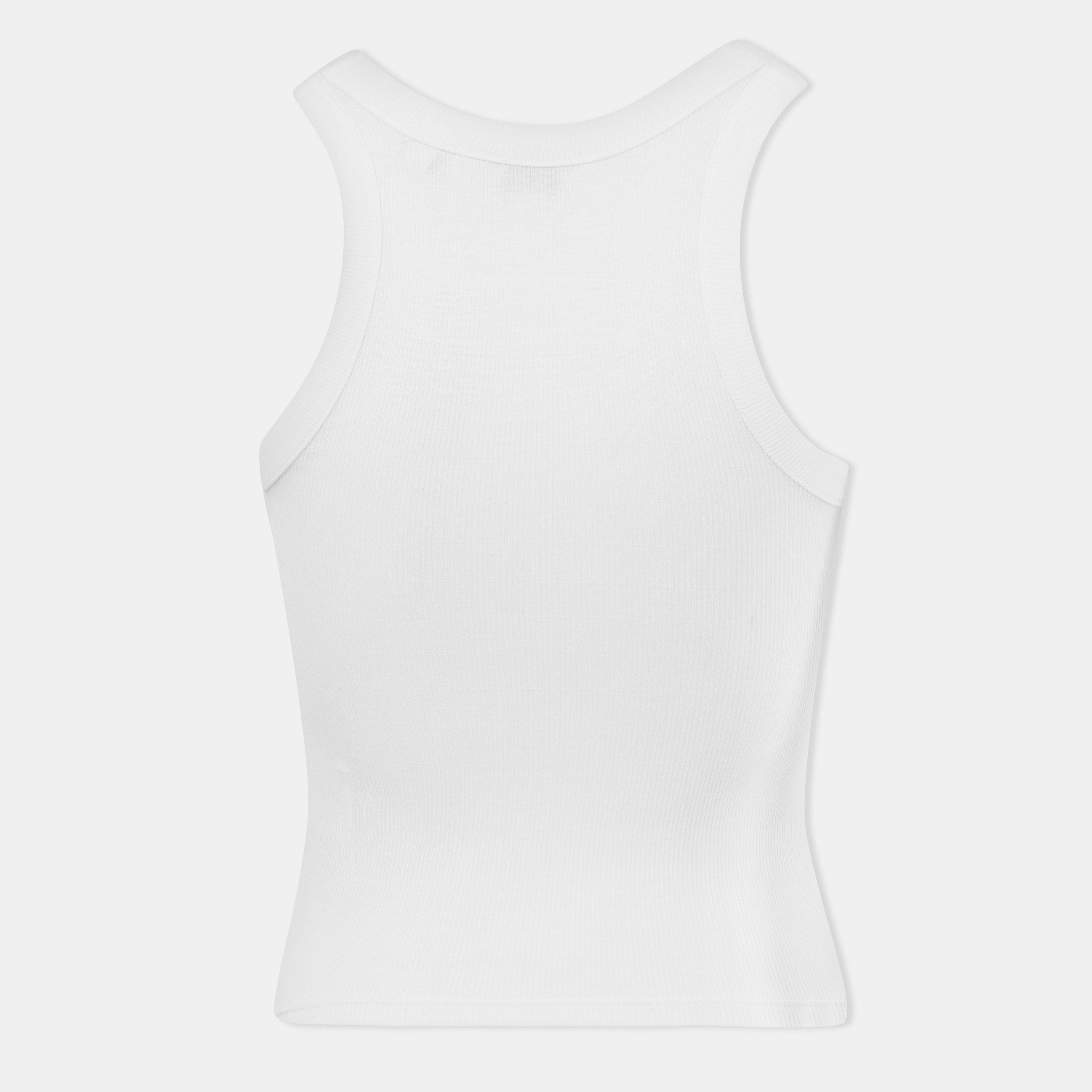 Vintage Weiß - Jack Wills - Scoop Neck Rib Tank Top - 2