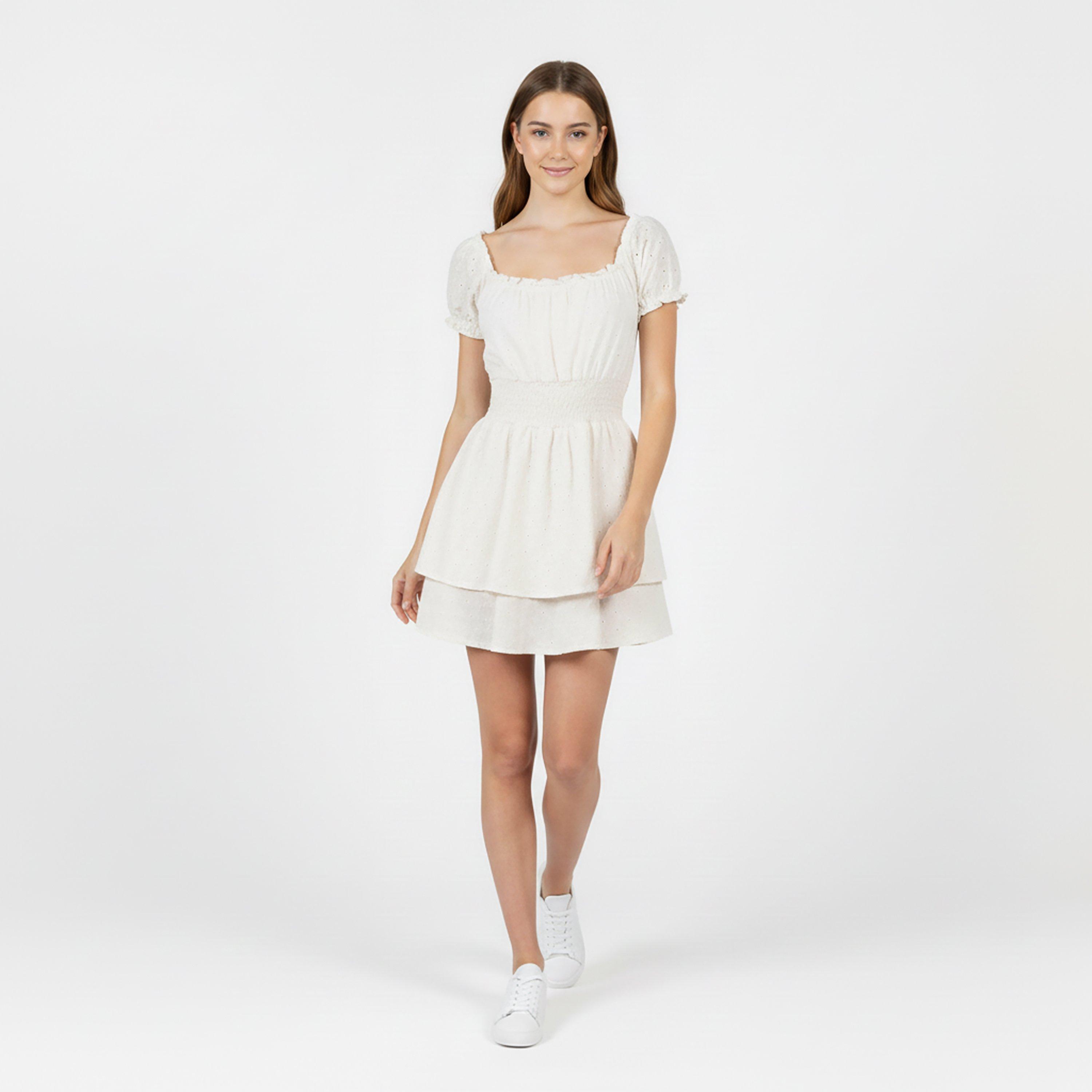 Buttercream - Jack Wills - JW Broderie Mini Dress - 5