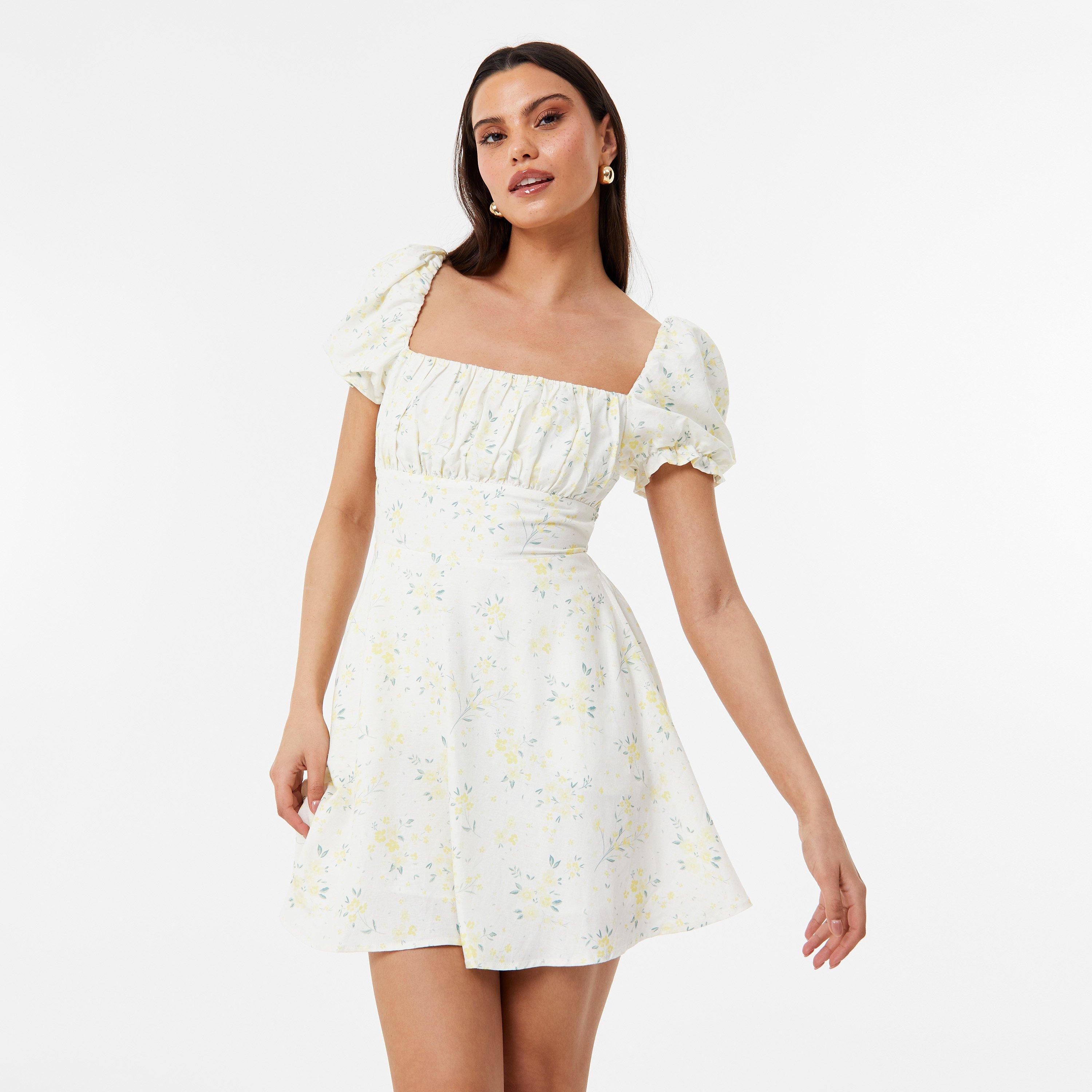 Bijelo/žuta prugasta - Jack Wills - Tie Back Dress - 1