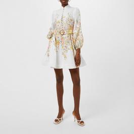 Zimmermann Matchmaker Buttoned Mini Dress