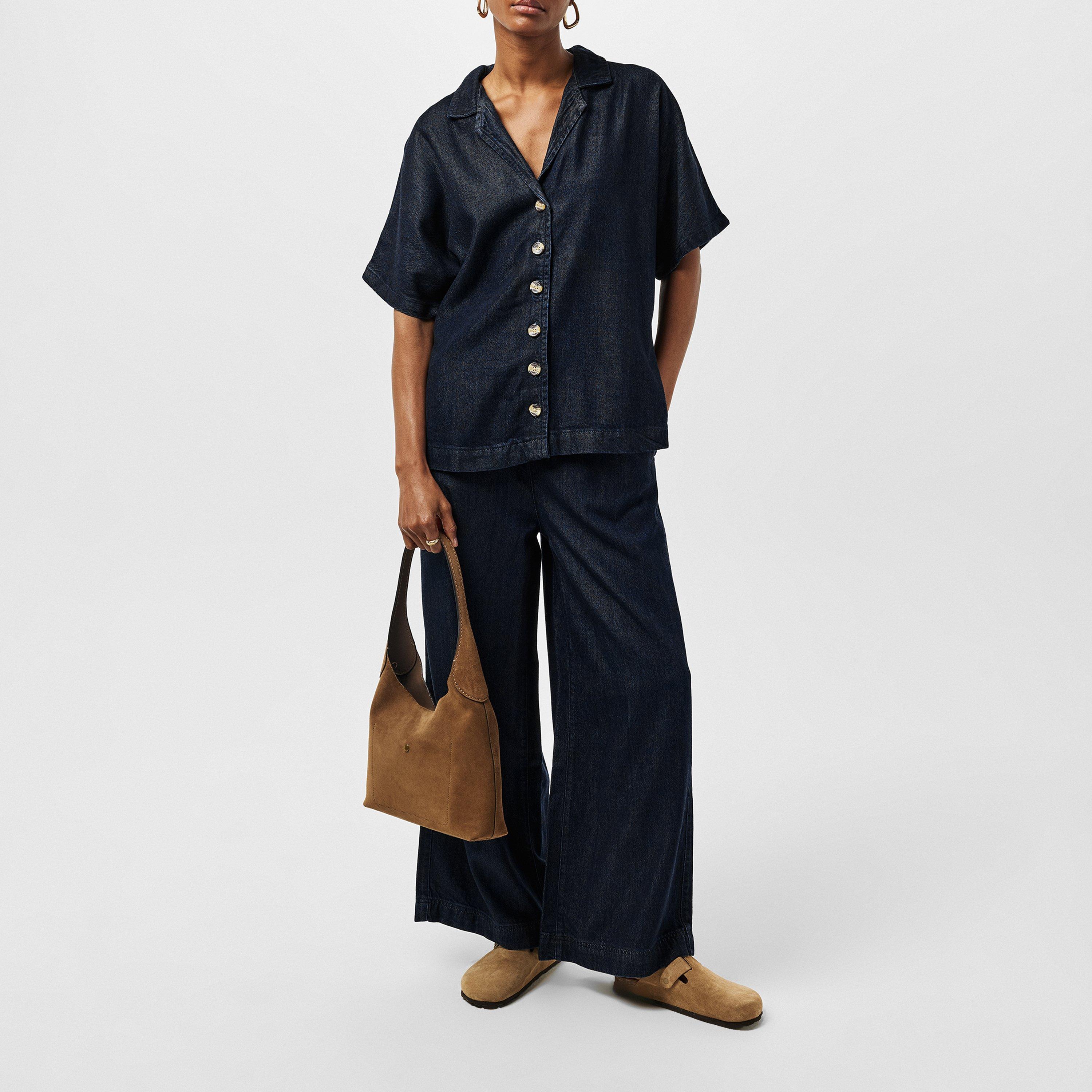 Blue - Nobodys Child - Denim Short Sleeve Shirt - 6