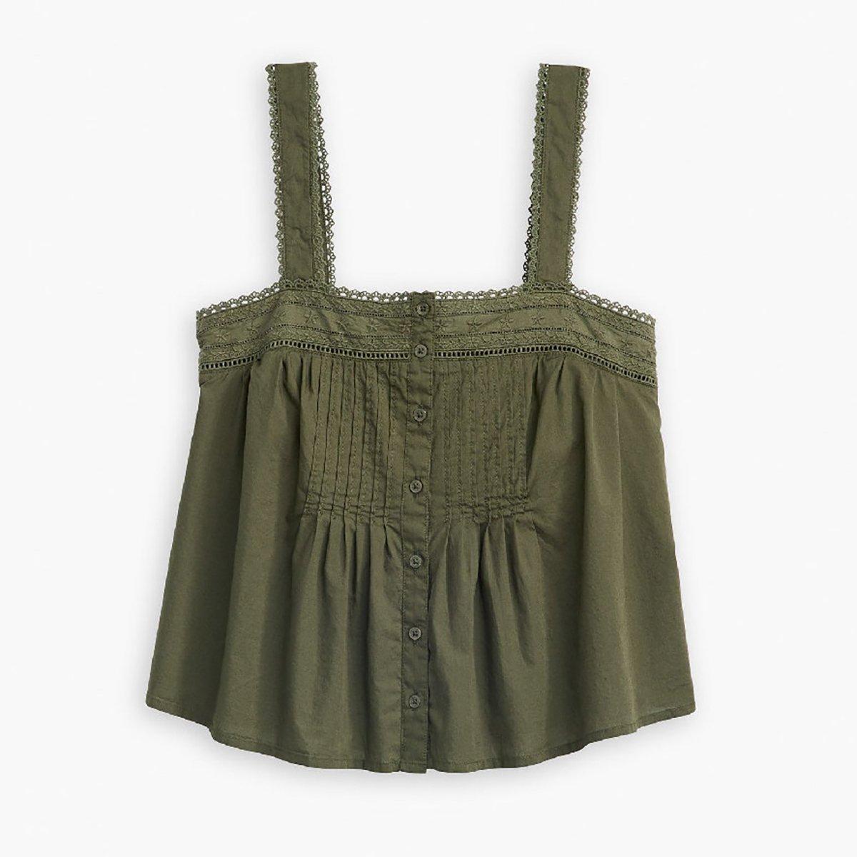 Levis Women's Cici Tank Woven Cami Vest - Deep Depths - 12 (M)