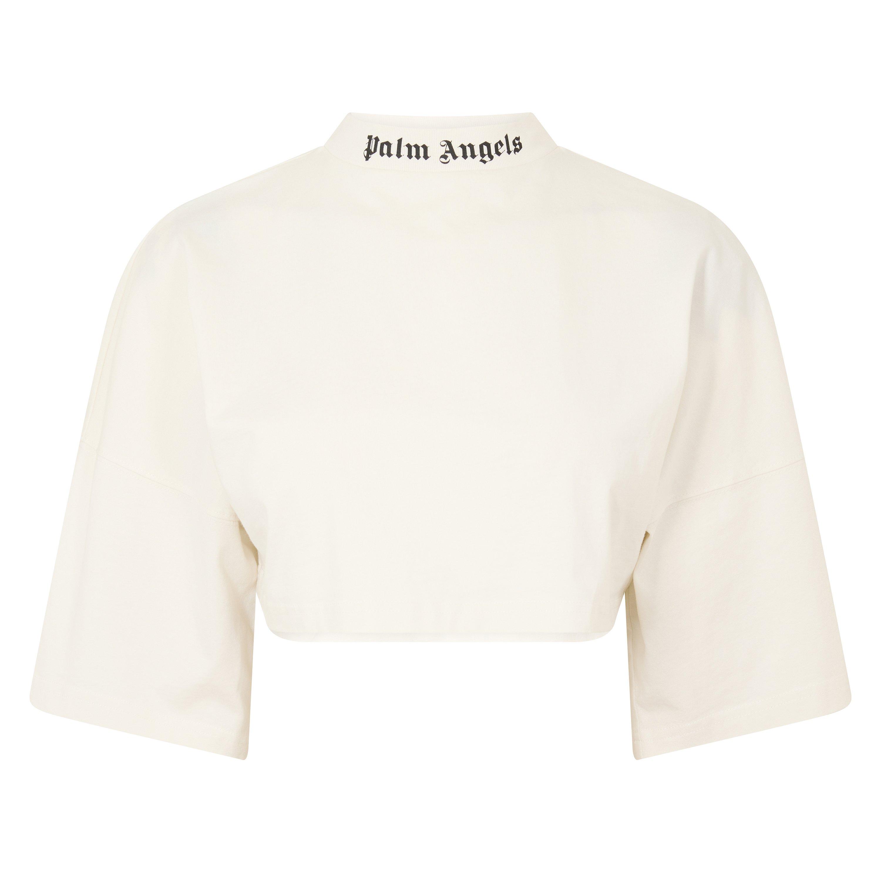 Palm Angels Women's Crop Top - White - 10 (S)