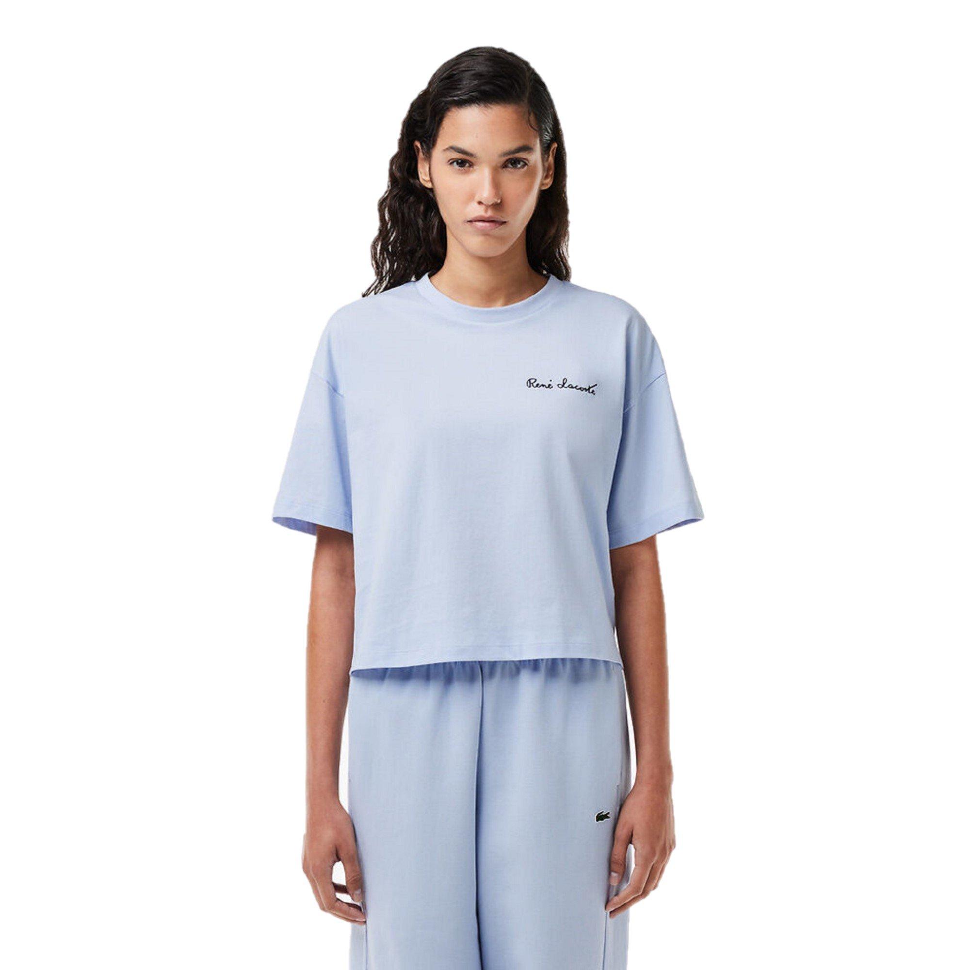Phoenix Blue - Lacoste - Women's Cropped Crop Top - 1