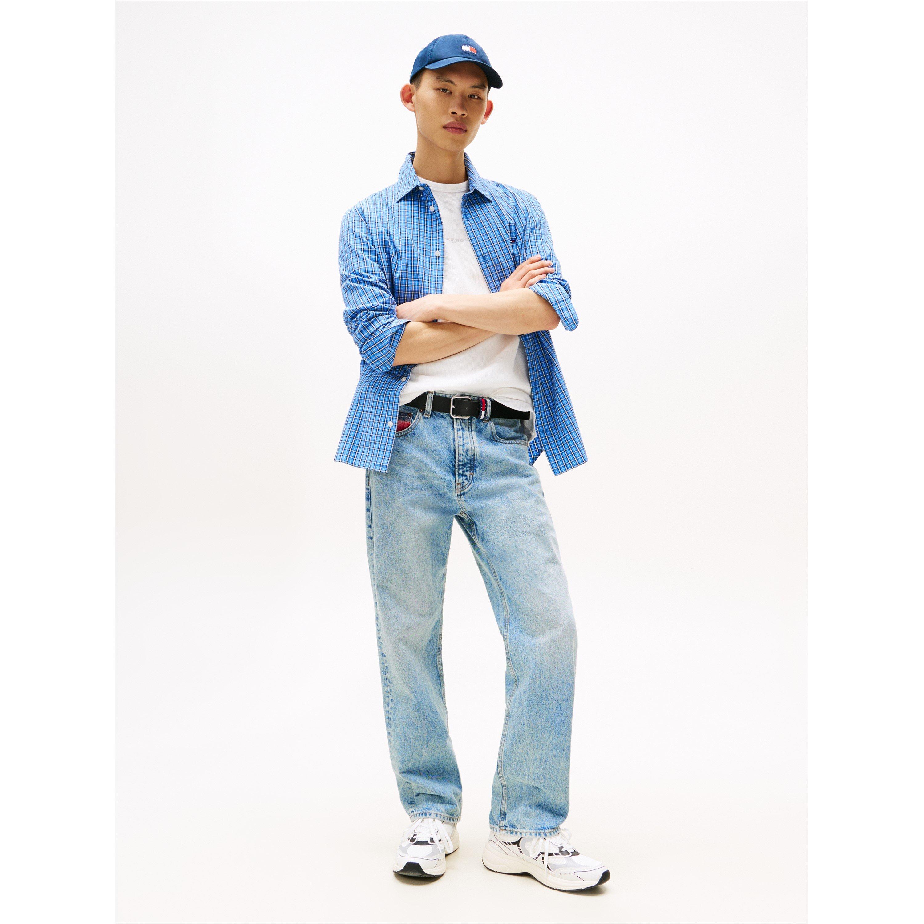 Blue - Tommy Jeans - Men's Otis Wide Leg Jeans - 4