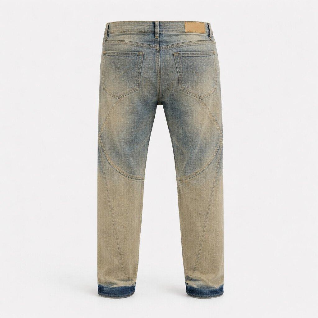 Vintage Wash - Firetrap - Firetrap Seam Detail Jean - 2