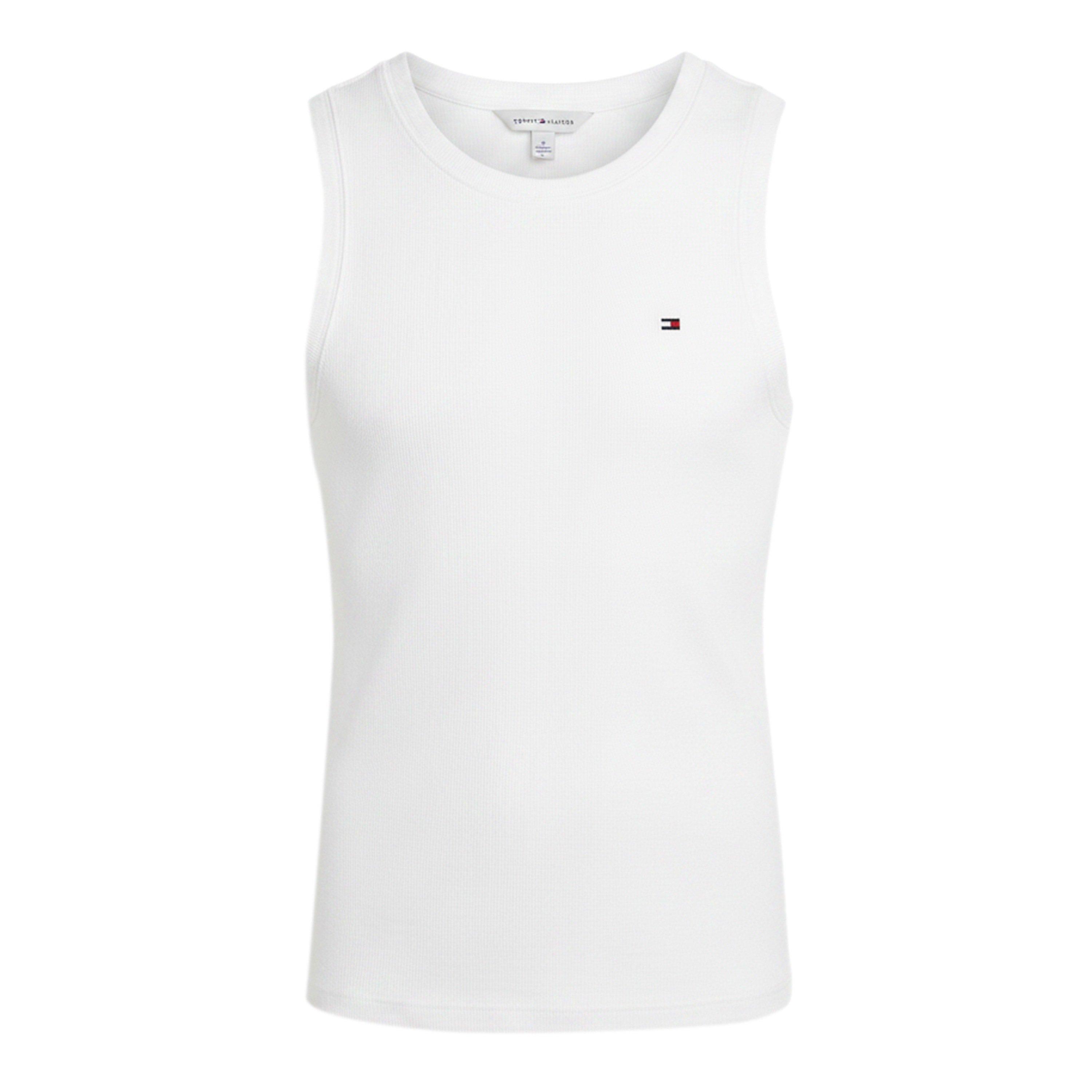 Tommy Hilfiger Tommy Slim Cody Vest Ld62 - Ecru - Size 14 (L)