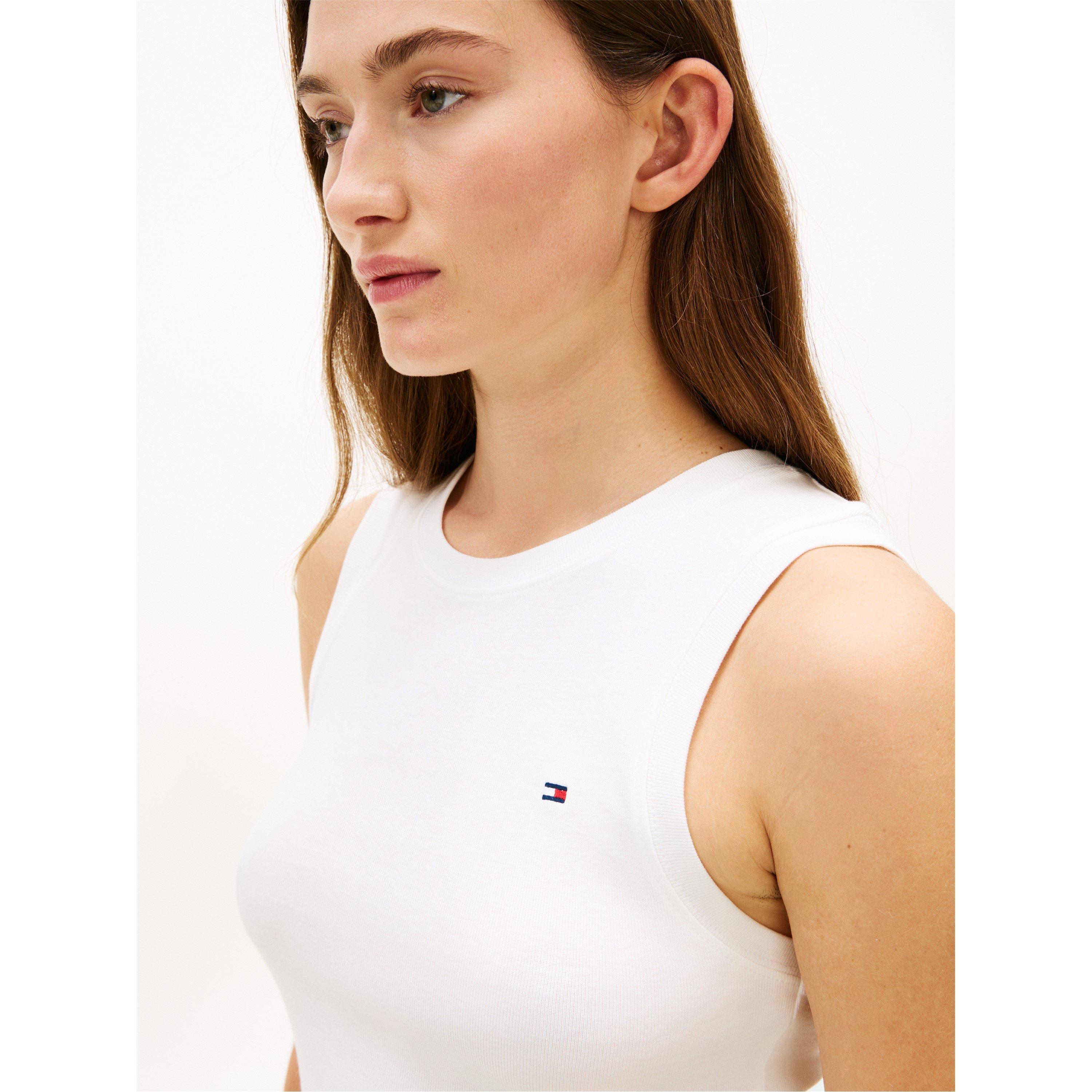 Ecru - Tommy Hilfiger - Tommy Slim Cody Tee Ld62 - 3