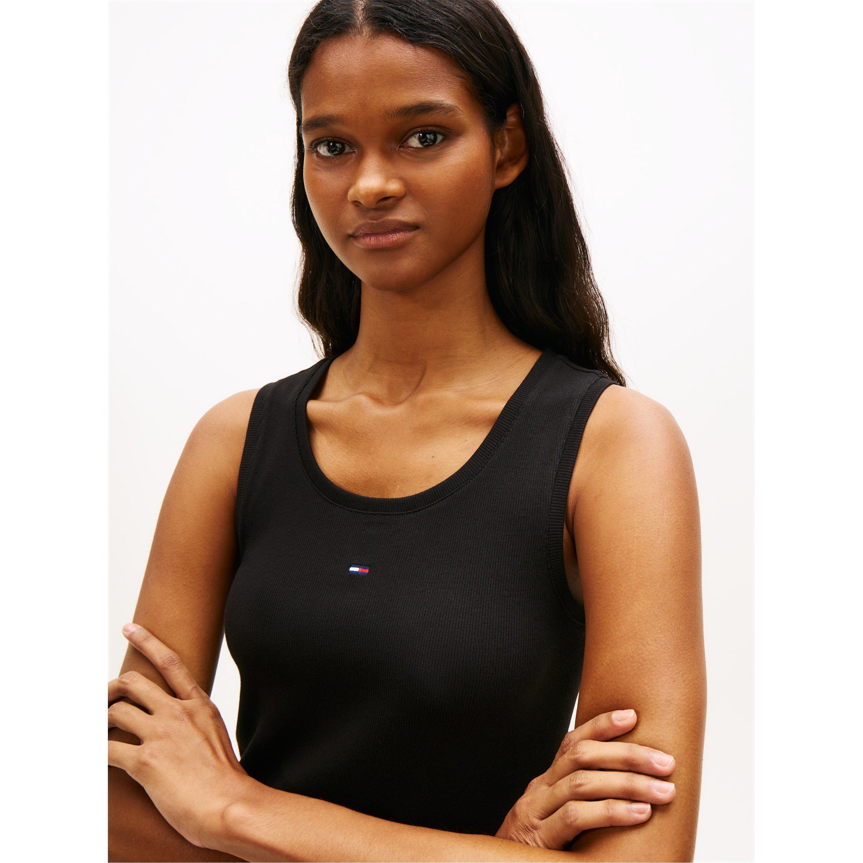 Sort - Tommy Jeans - TJ Ess Rib B Tnk Ld62 - 4