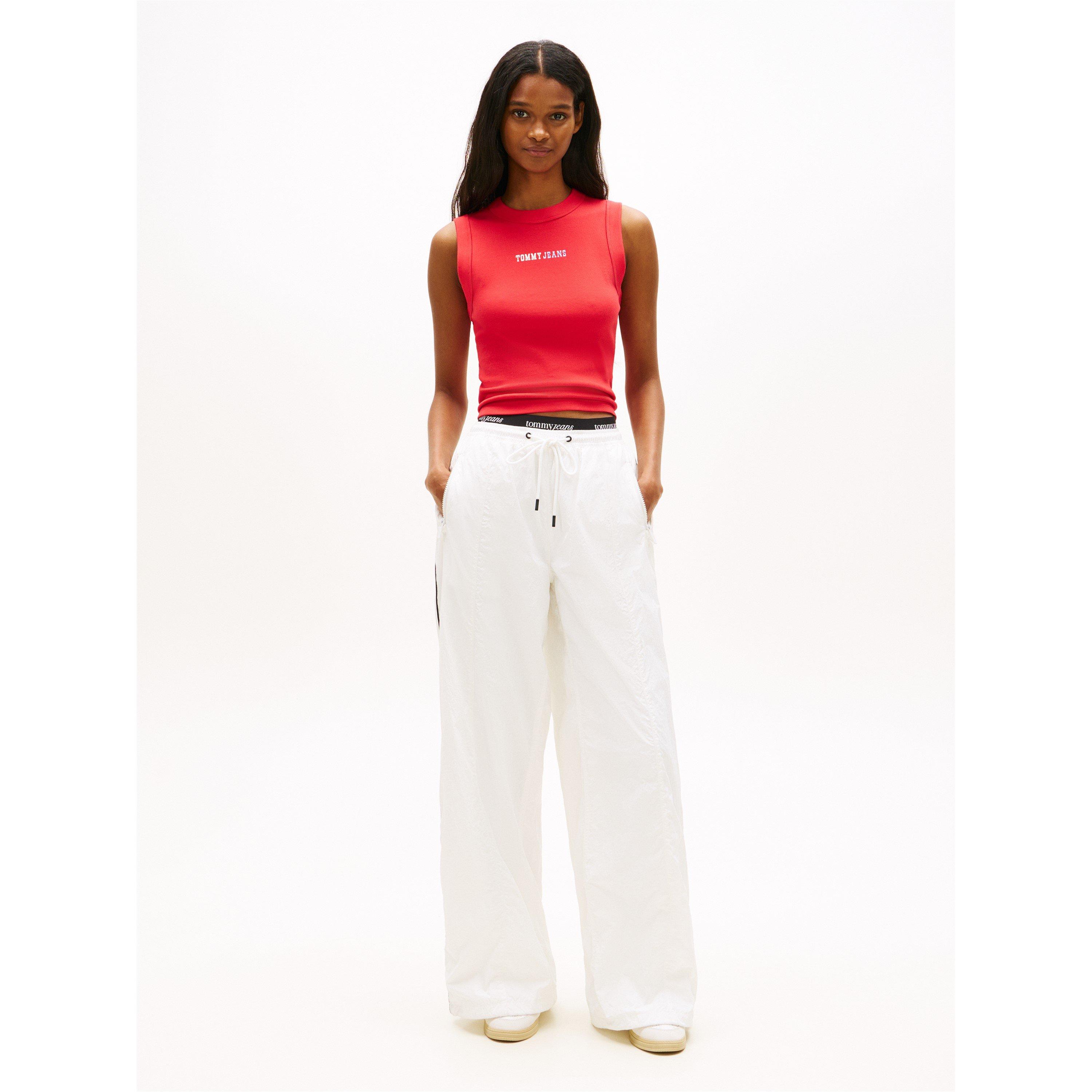 Rood Alarm - Tommy Jeans - TJ Ess L Rib T Ld62 - 4