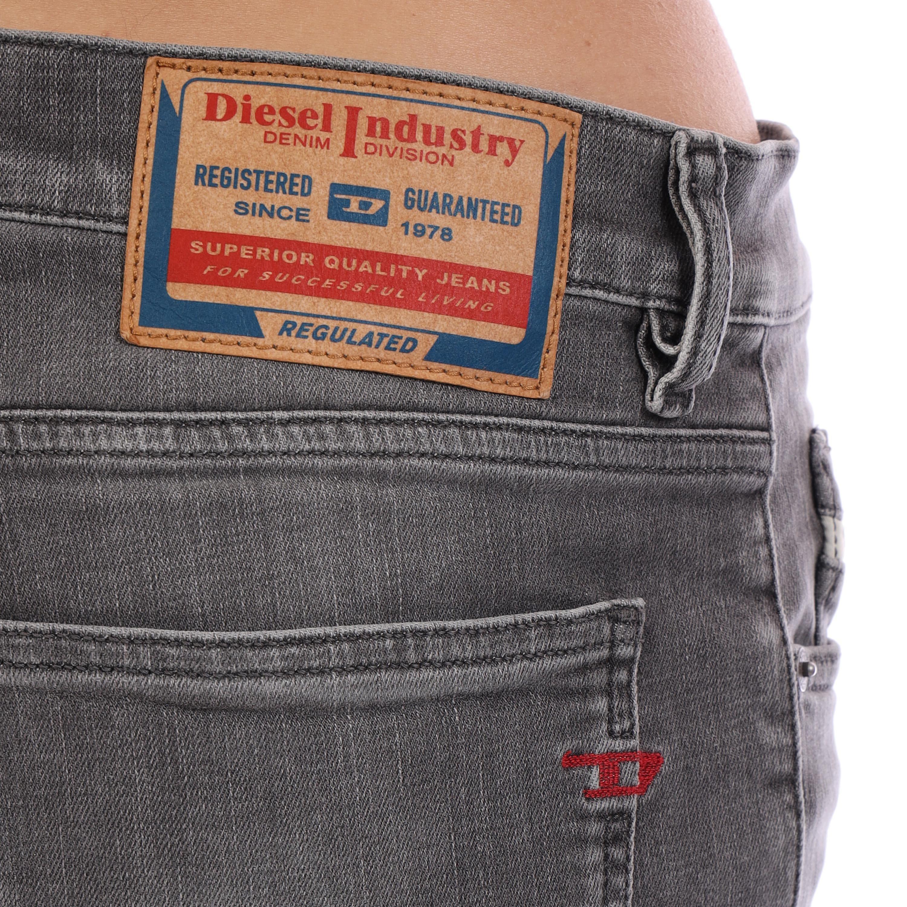 Blk Gry Denim - Diesel - Men's Straight Leg Jeans - 6