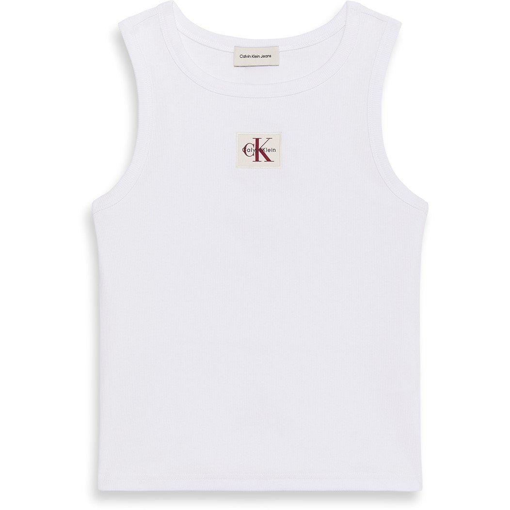 Strahlendes Weiß - Calvin Klein Jeans - CKJ Wvn Lbl Tank Ld63 - 1