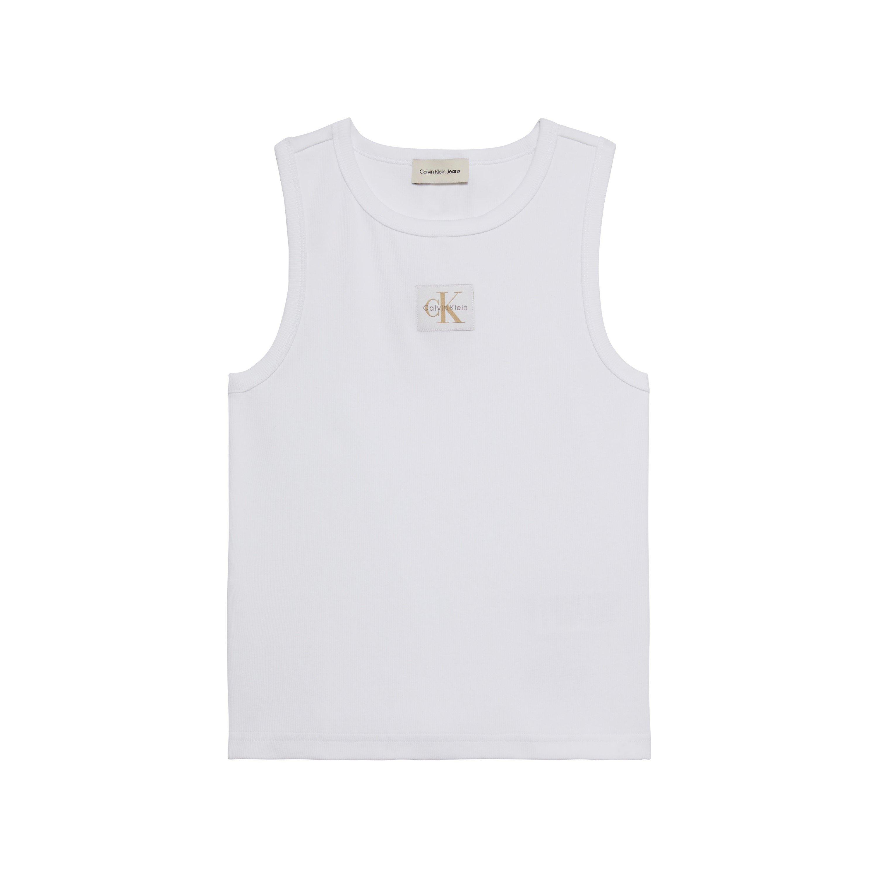 Strahlendes Weiß - Calvin Klein Jeans - CKJ Wvn Lbl Tank Ld63 - 8