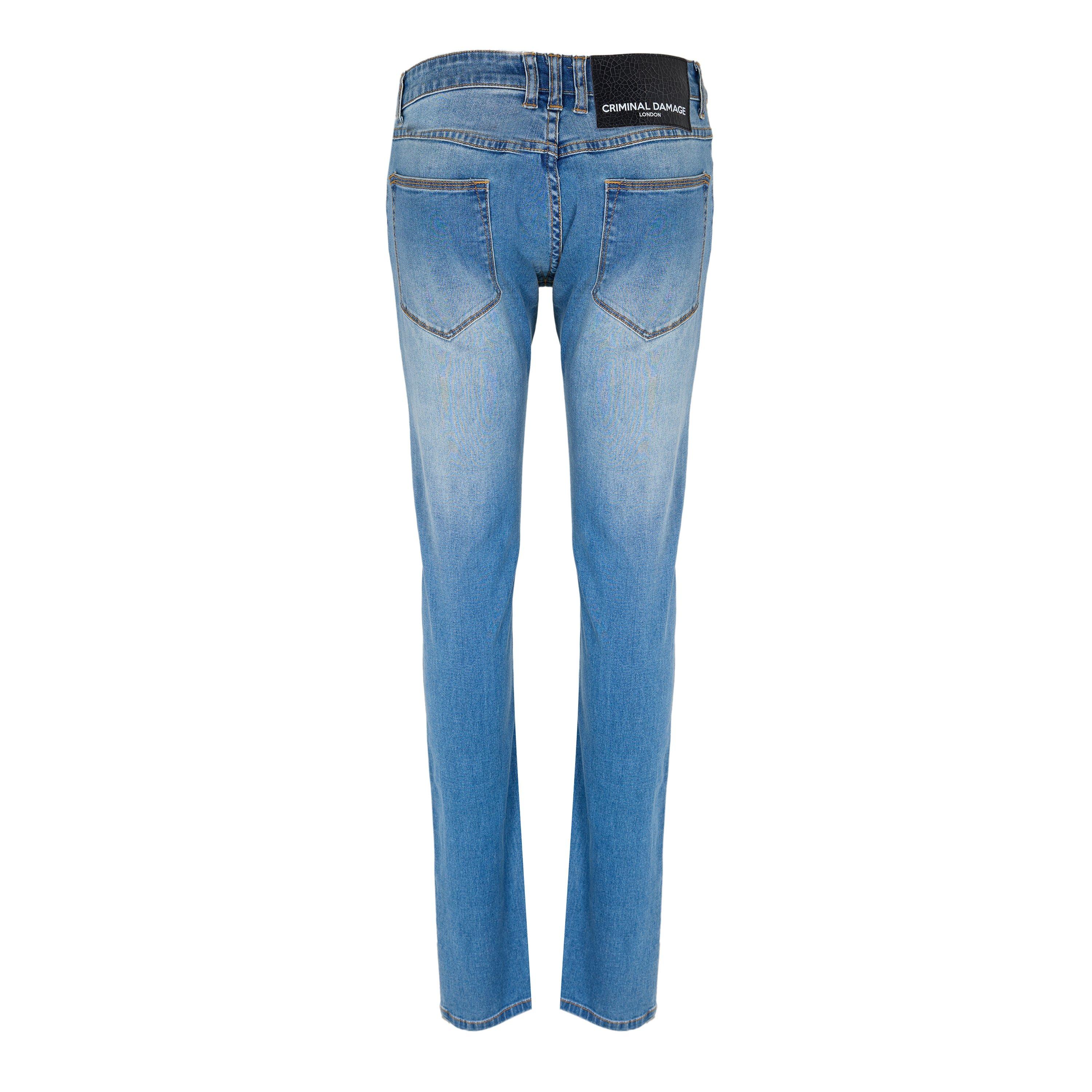 Blue Wash - Criminal Damage - Men's Skinny Jeans - 2
