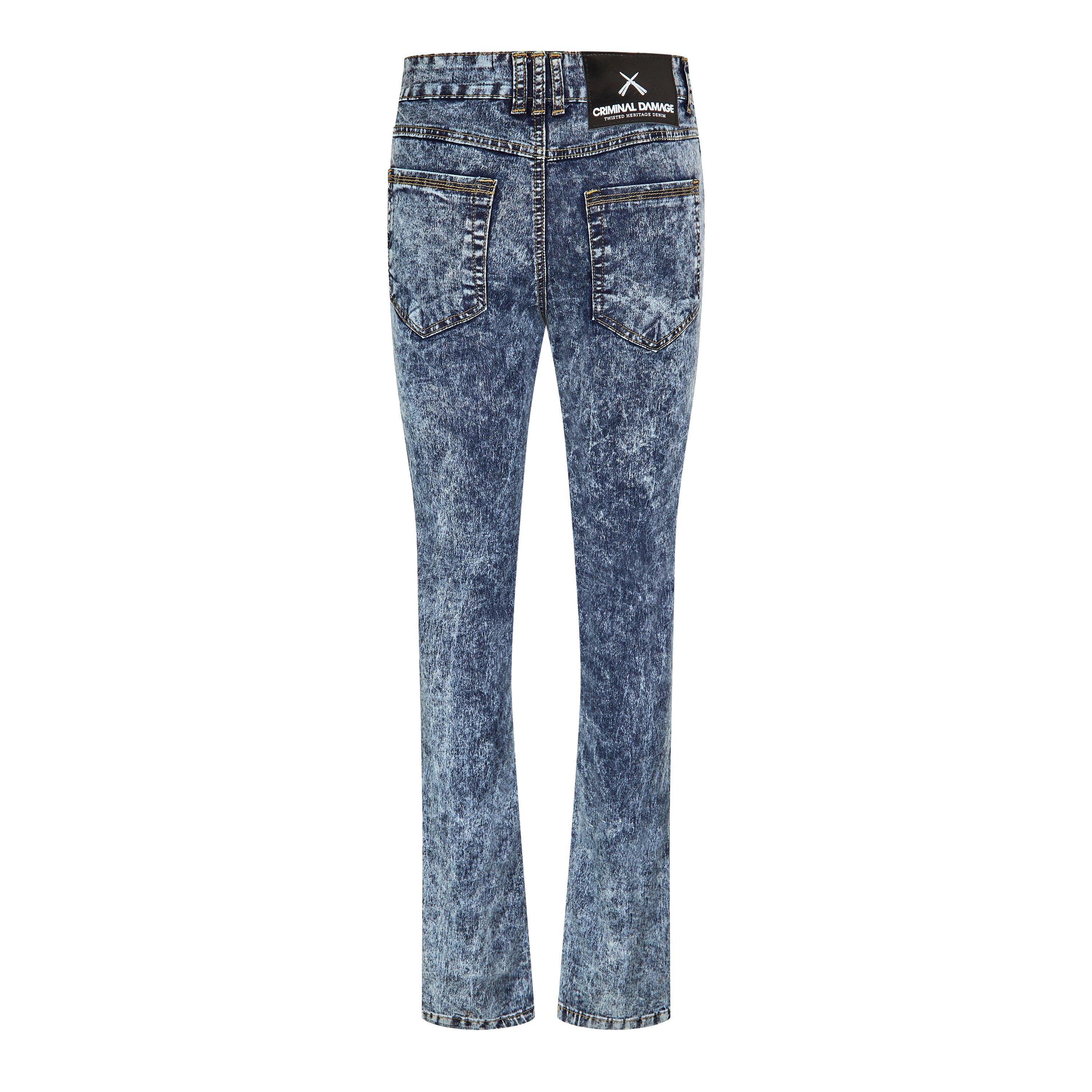 Acid Indigo - Criminal Damage - CriminalDamage Sos Skinny Jean Mens - 2