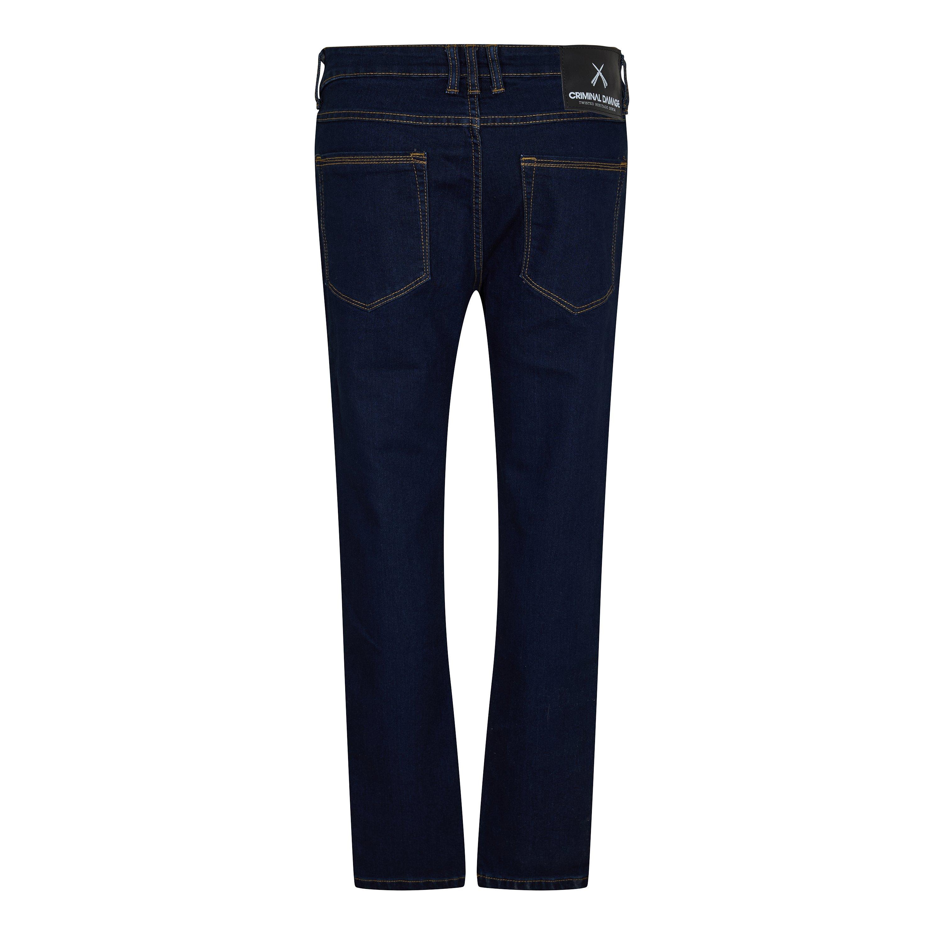 Indigo - Criminal Damage - Men's Sos Skinny Jeans - 2