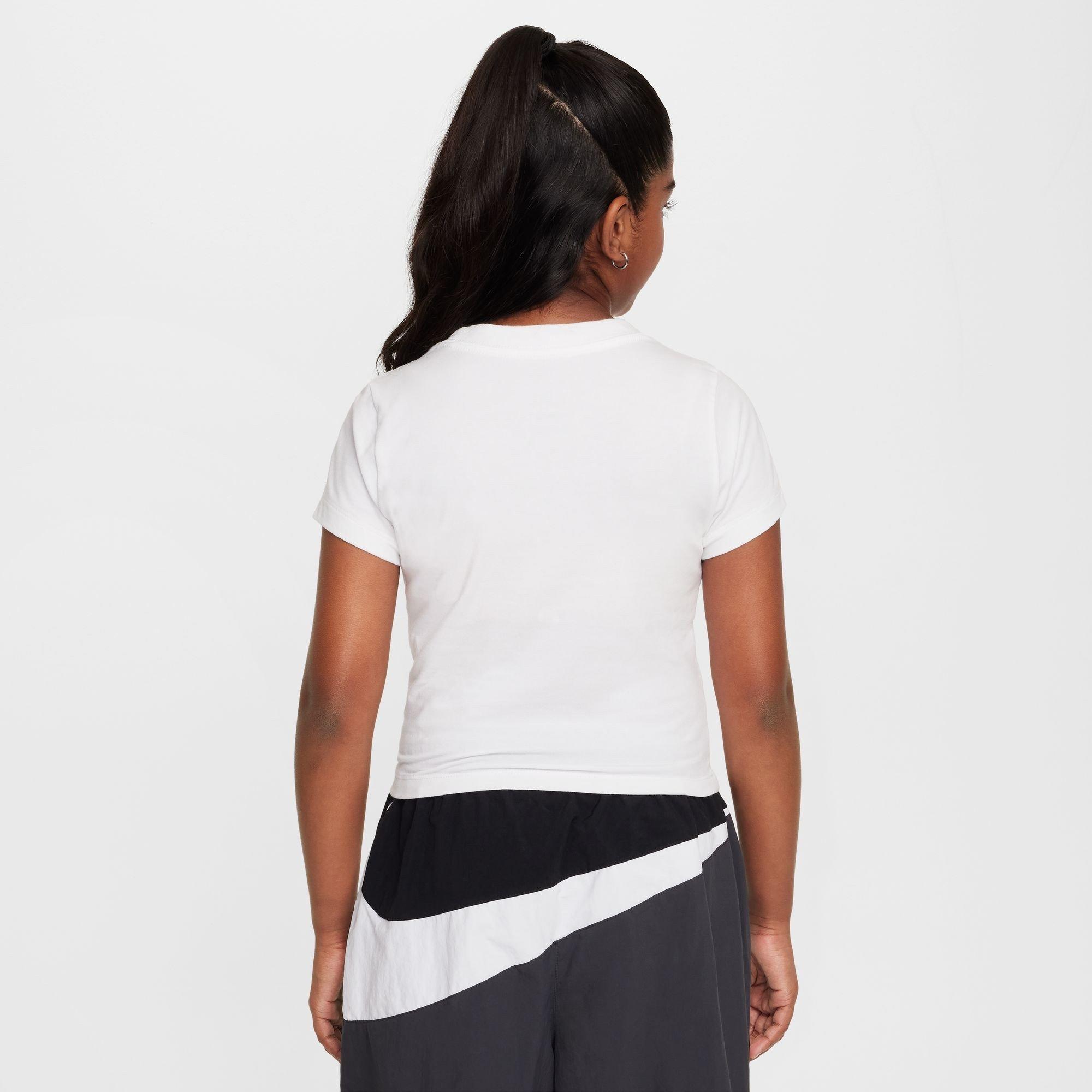 White - Nike - Nike Cropped T-Shirt Jn64 - 2
