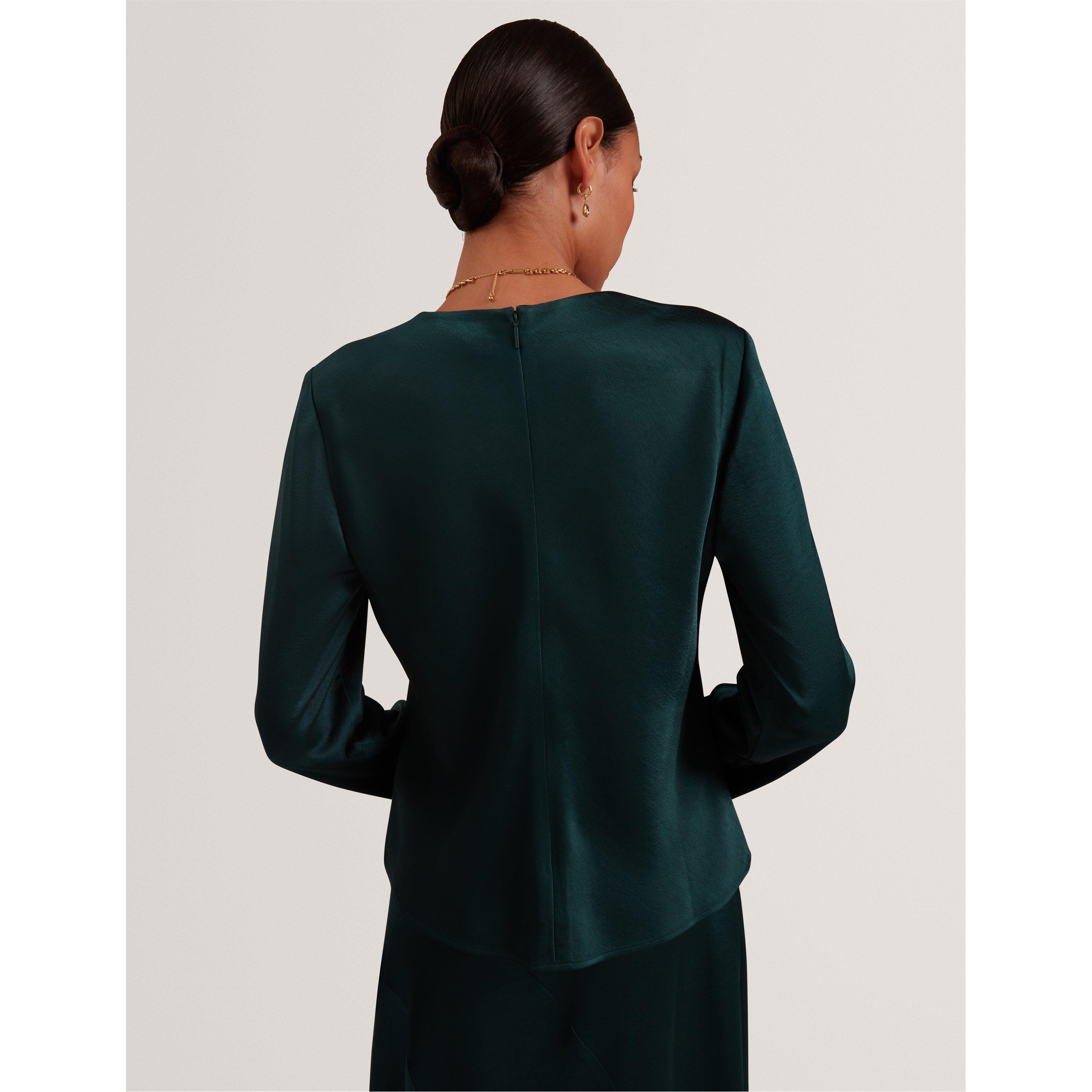 Verde Scuro - Ted Baker - Ted LS Mesh Top Ld61 - 3