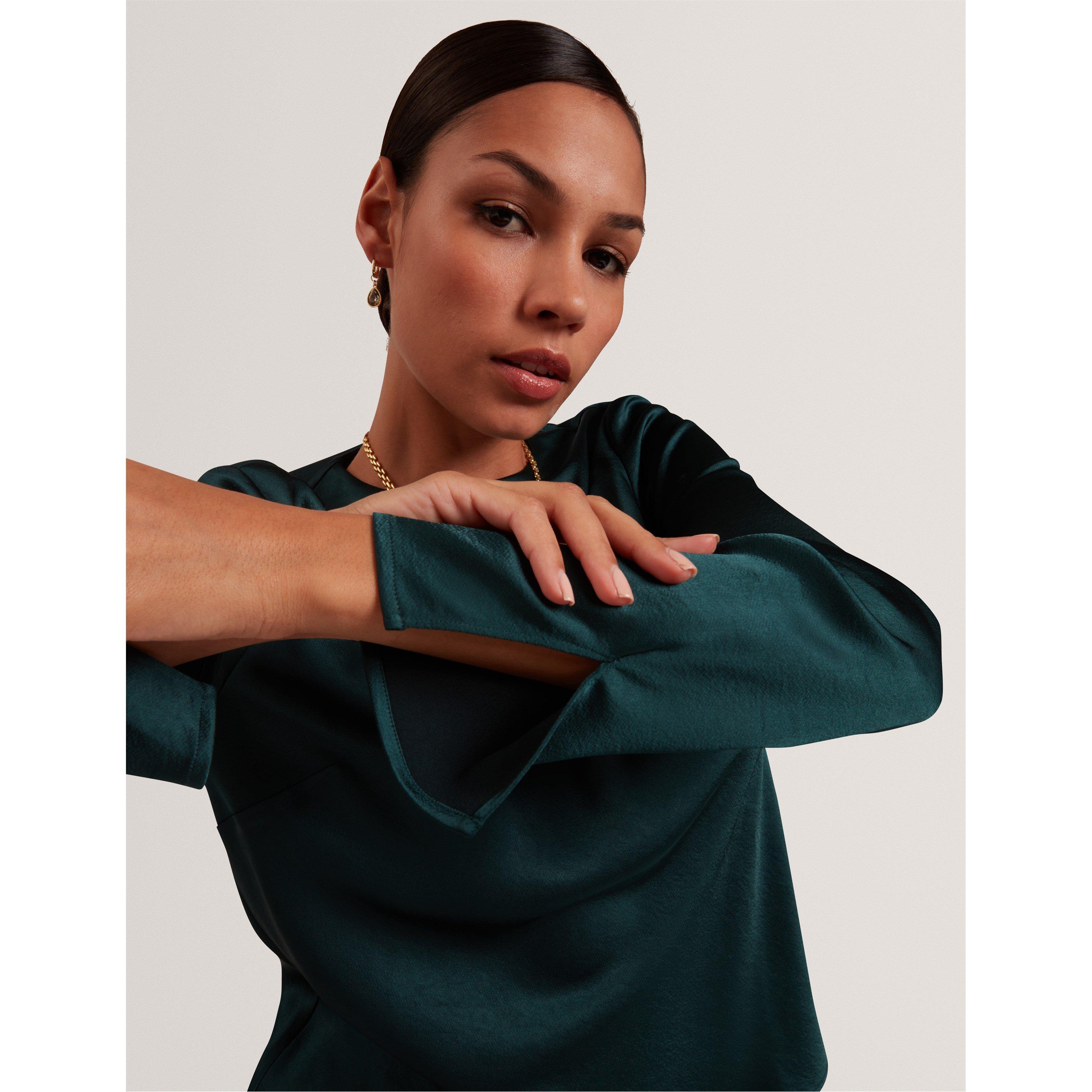 Verde Scuro - Ted Baker - Ted LS Mesh Top Ld61 - 4