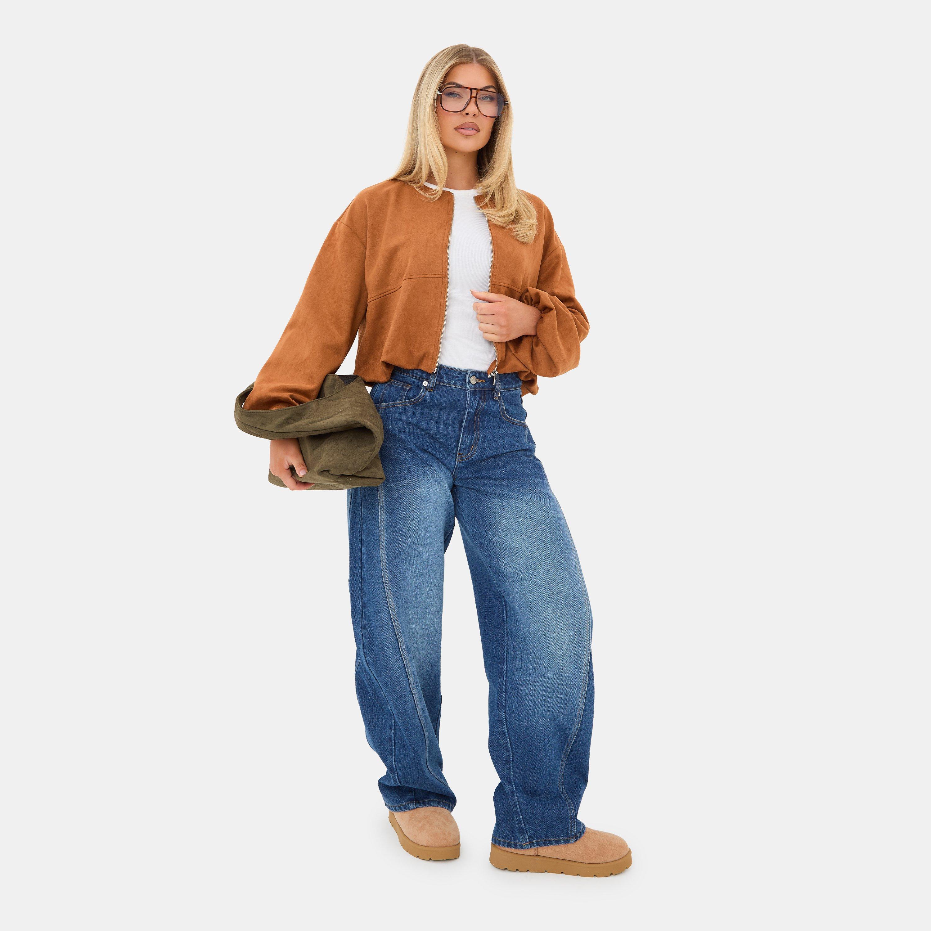 Mid Blue Wash - I Saw It First - Barrel Leg Jean - 5