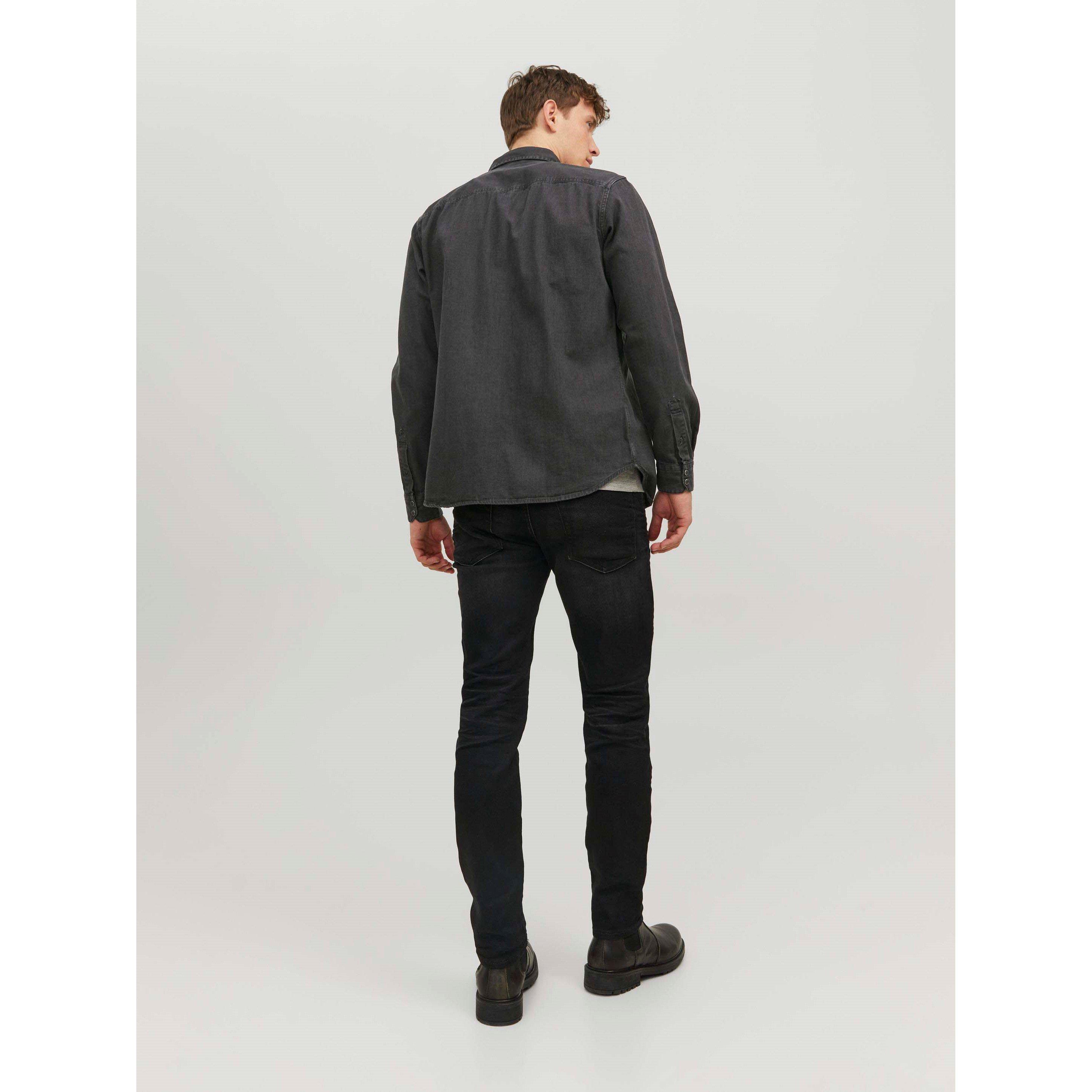 Black Denim - Jack and Jones - Sheridan Denim Shirt Mens - 4