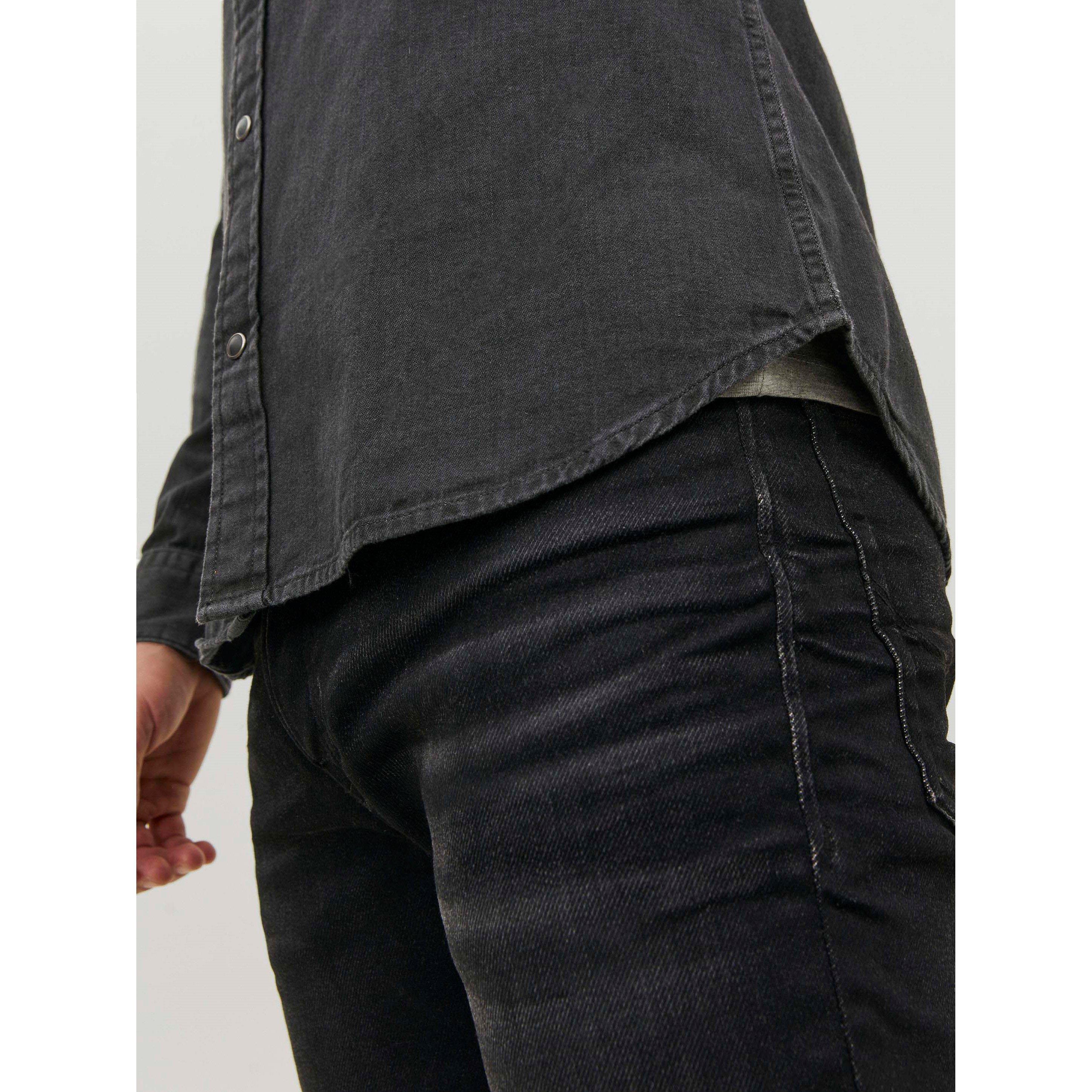 Black Denim - Jack and Jones - Sheridan Denim Shirt Mens - 5