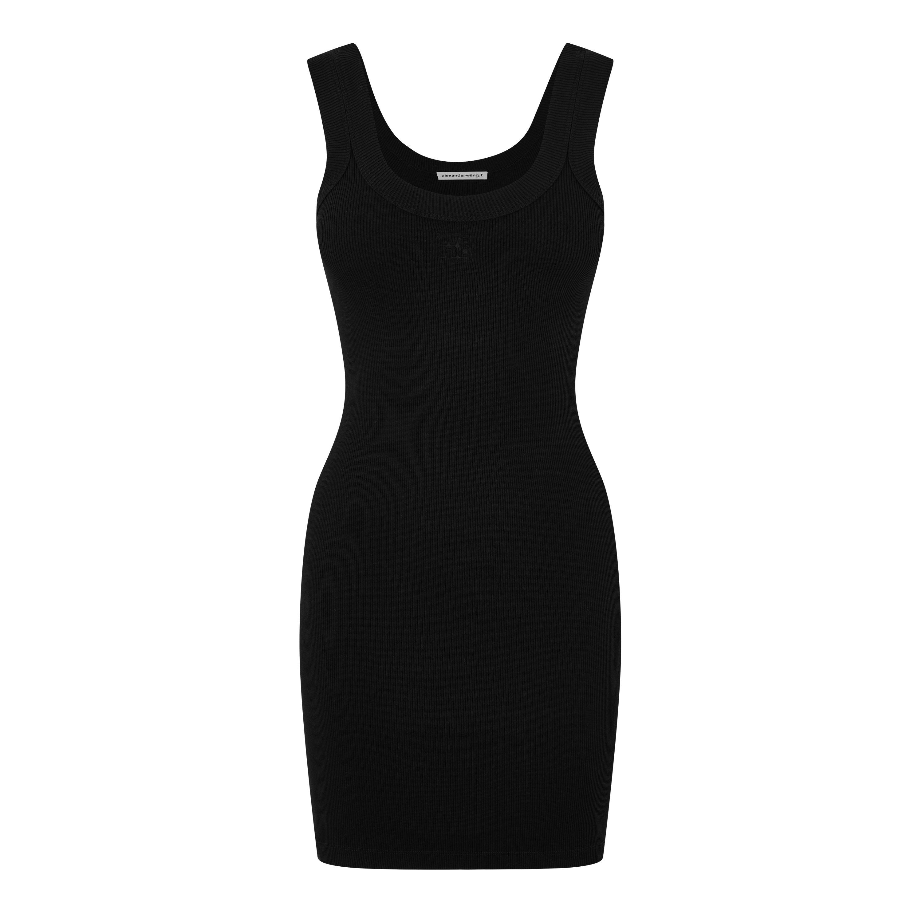 Black - Alexander Wang - Women's Tank Mini Dress - 5