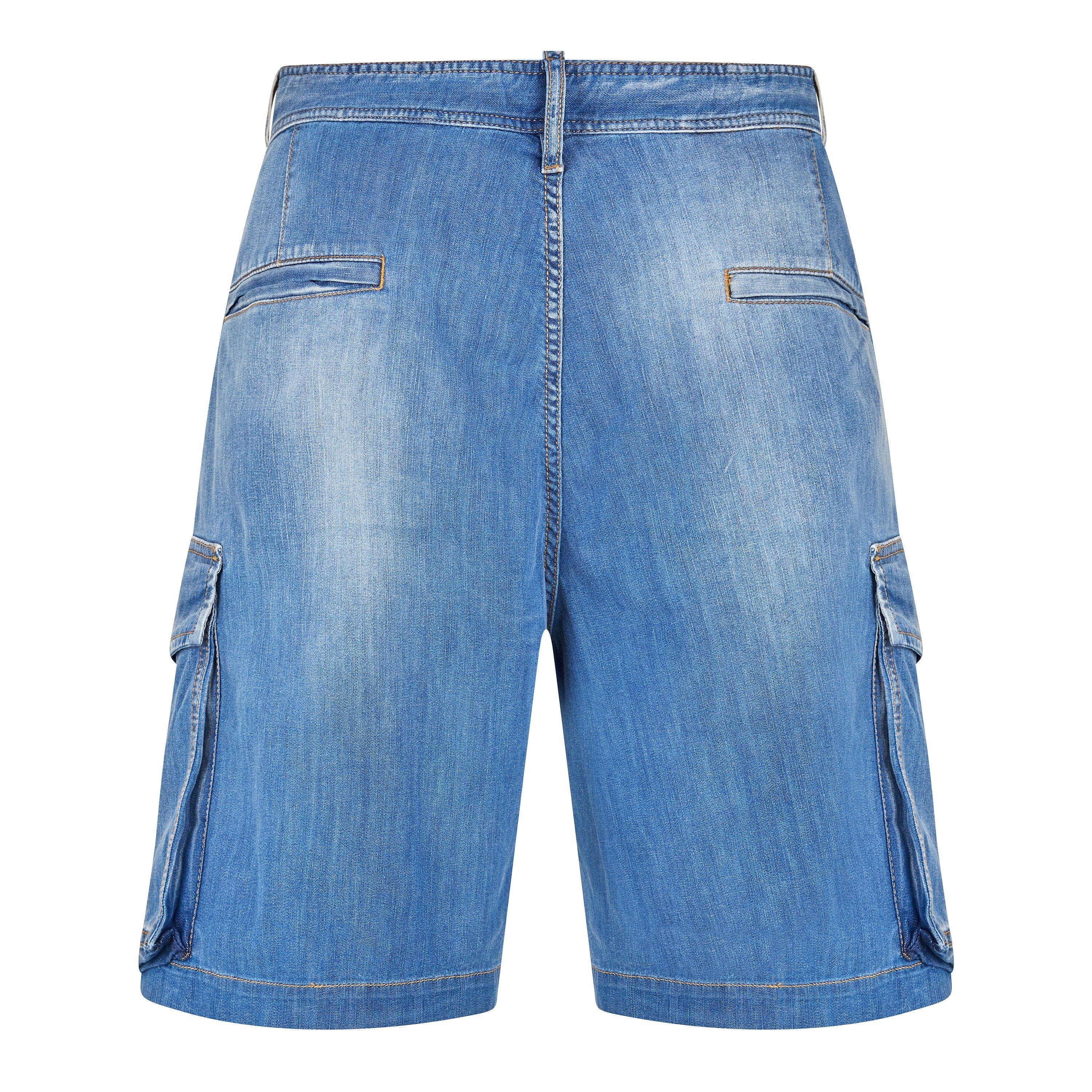 Navy Blue - DSquared2 - Men's Denim Shorts - 2