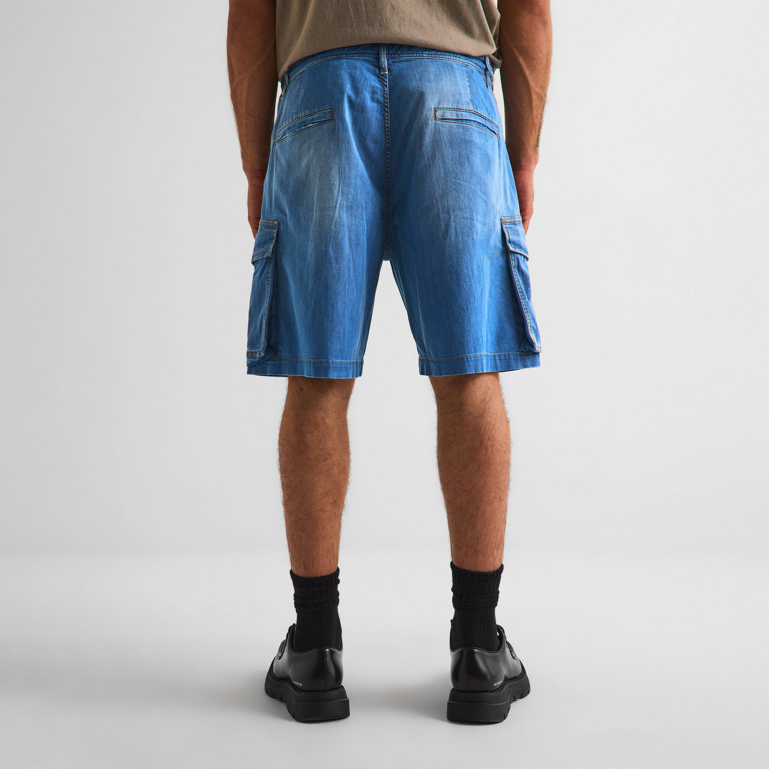 Navy Blue - DSquared2 - Men's Denim Shorts - 4