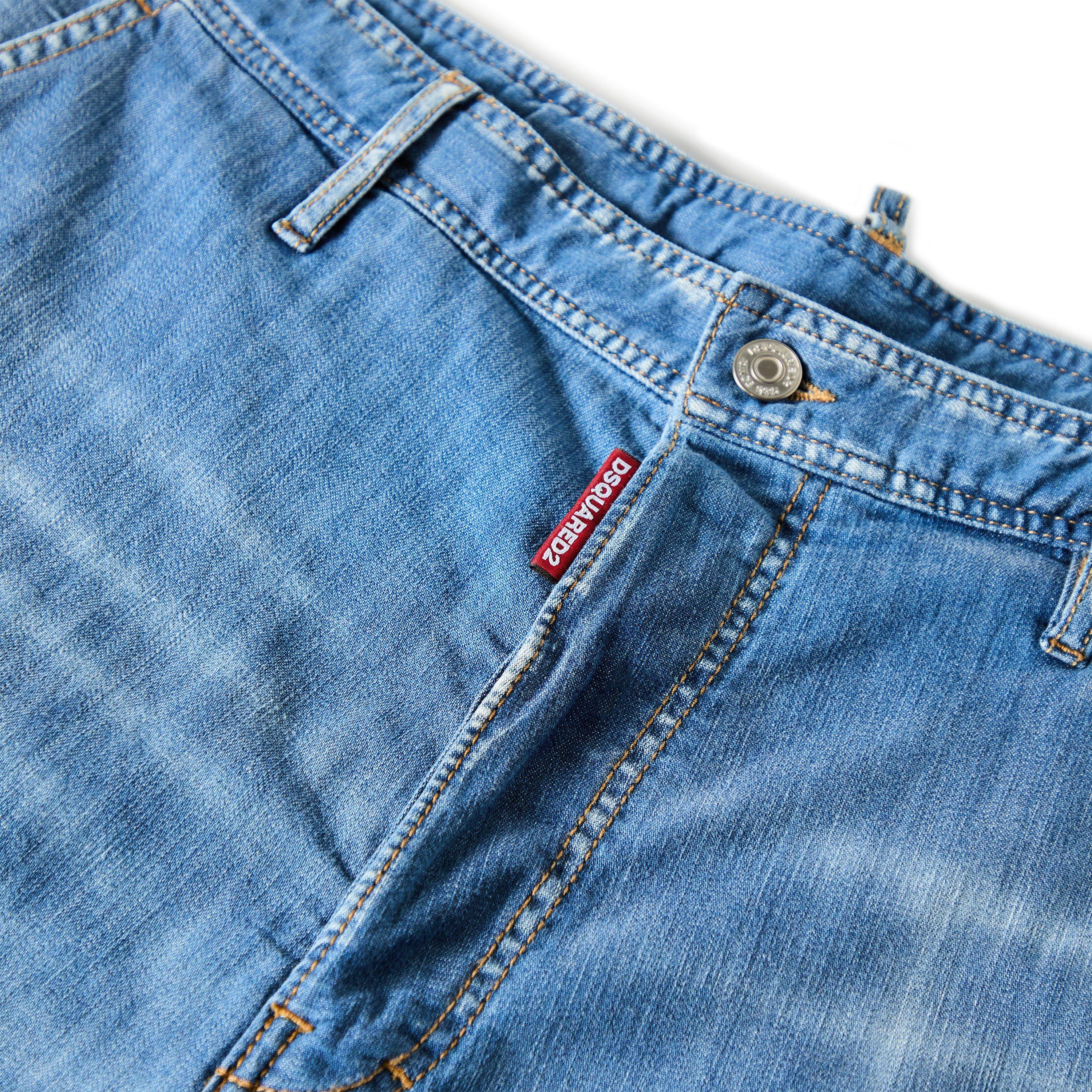 Navy Blue - DSquared2 - Men's Denim Shorts - 5