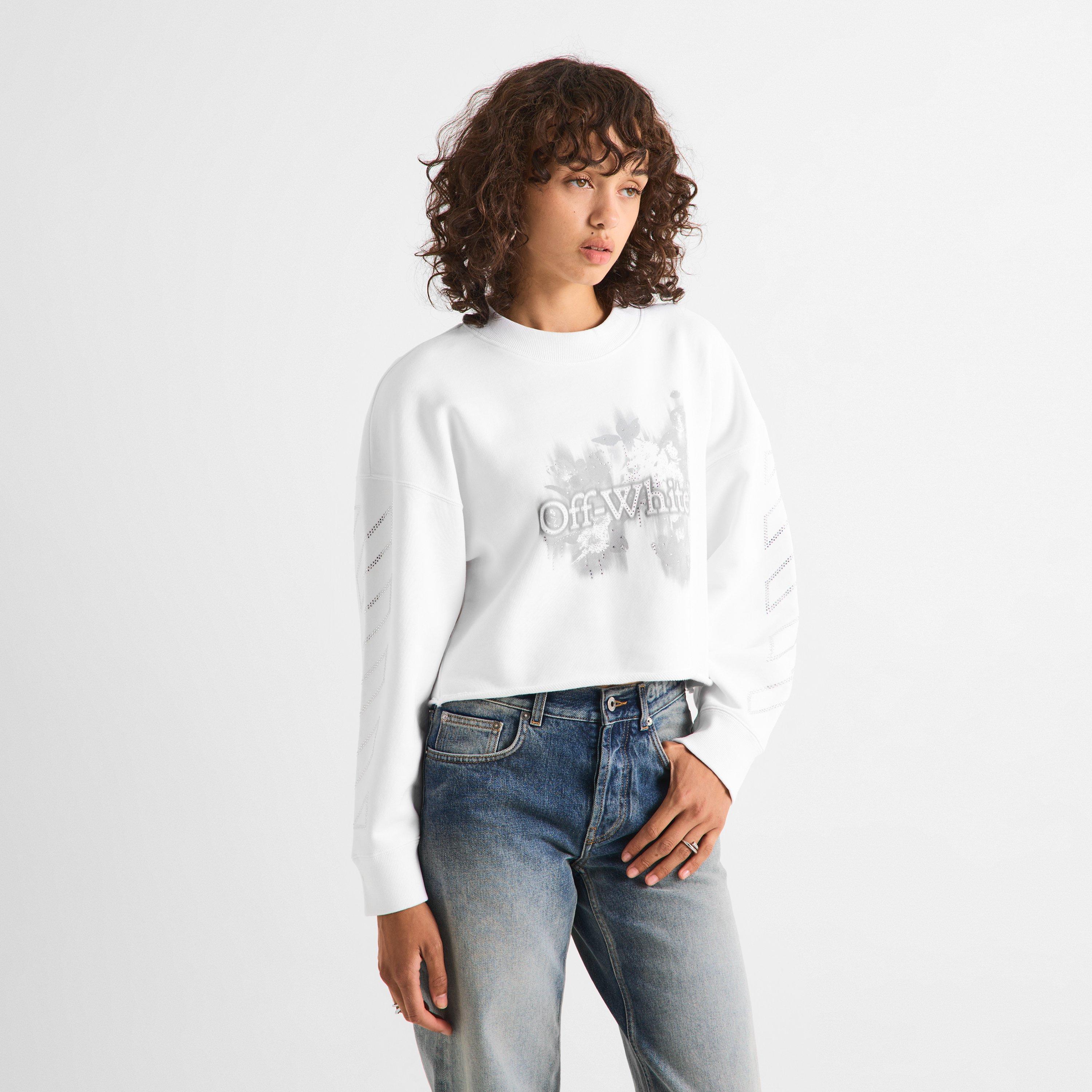 Cryst - Off White - Off Flower Crew Ld63 - 3