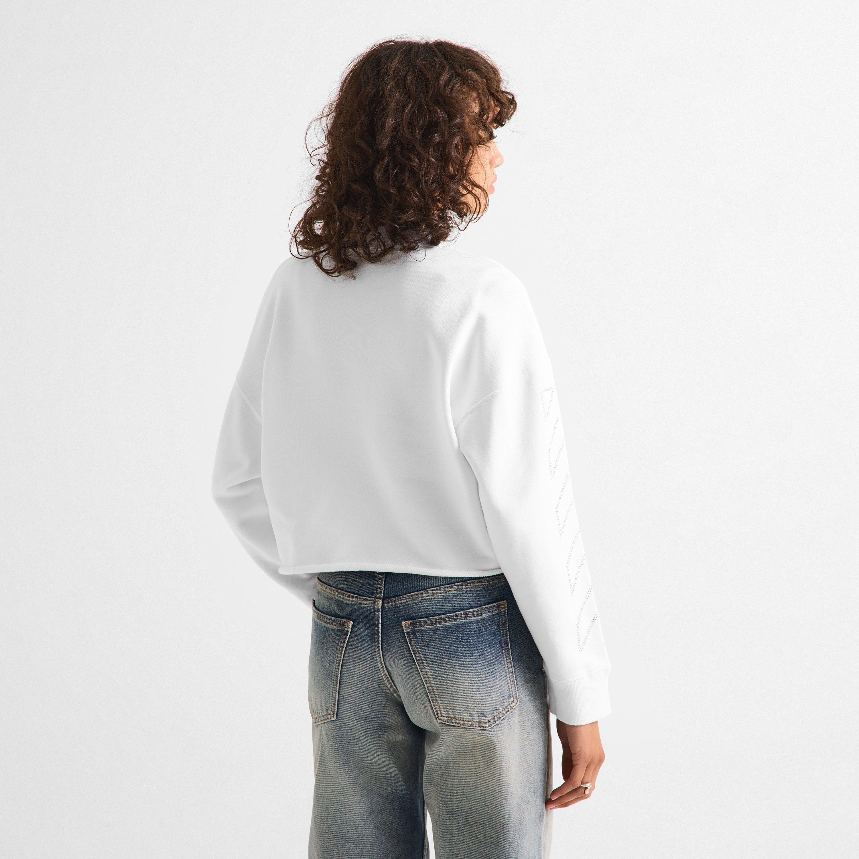 Cryst - Off White - Off Flower Crew Ld63 - 4