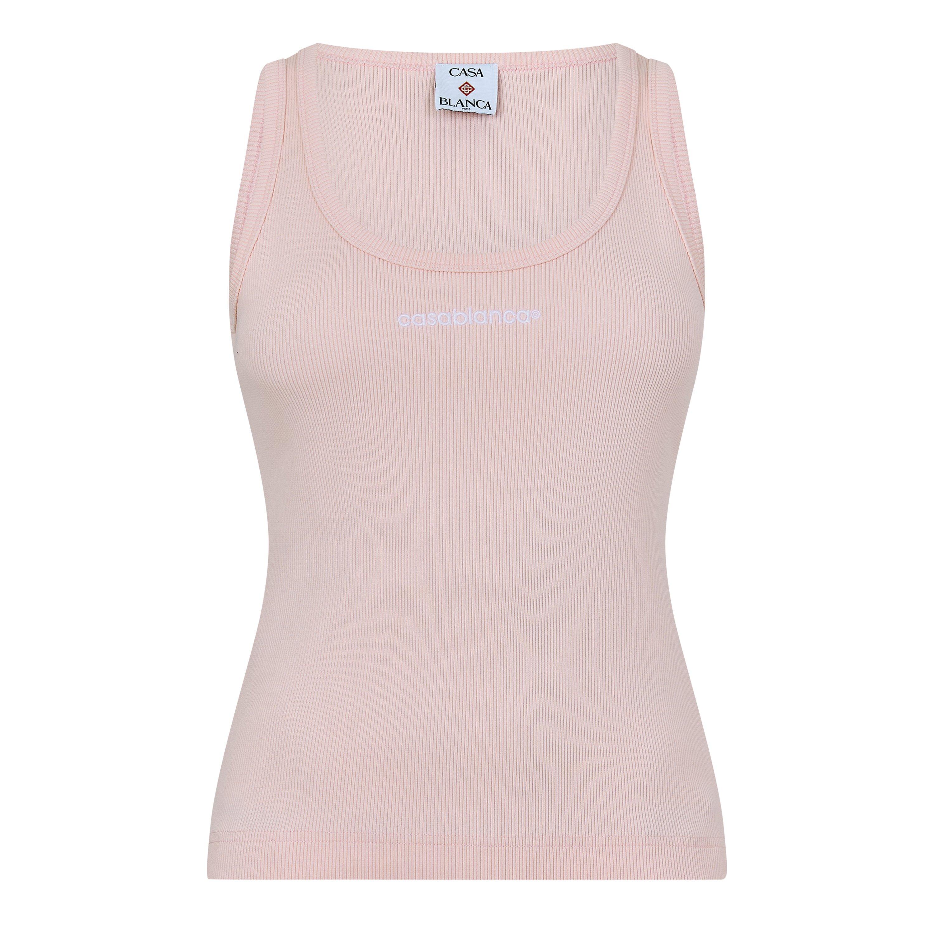 Pink - Casablanca - Casa Rib Tank Ld63 - 1