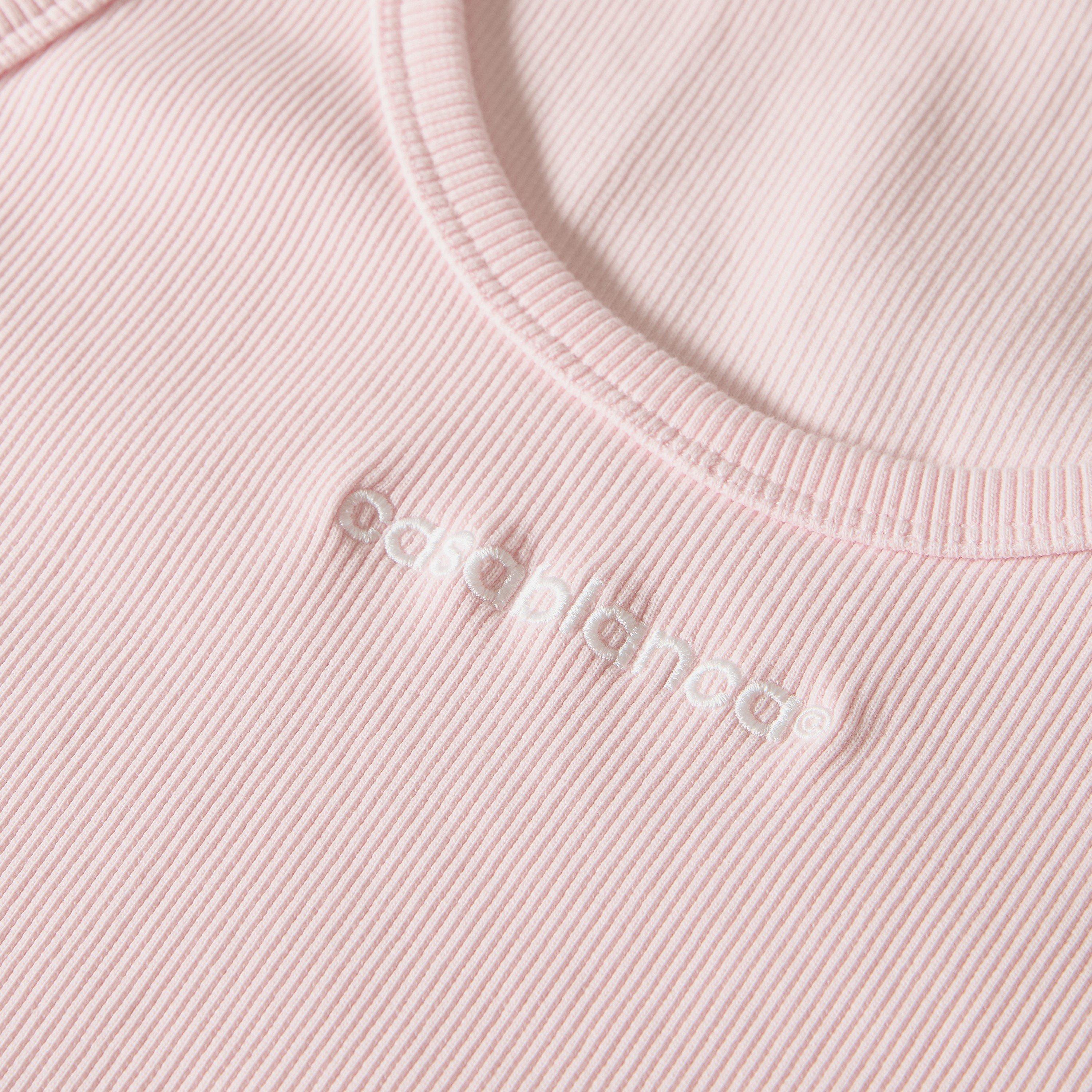 Pink - Casablanca - Casa Rib Tank Ld63 - 3