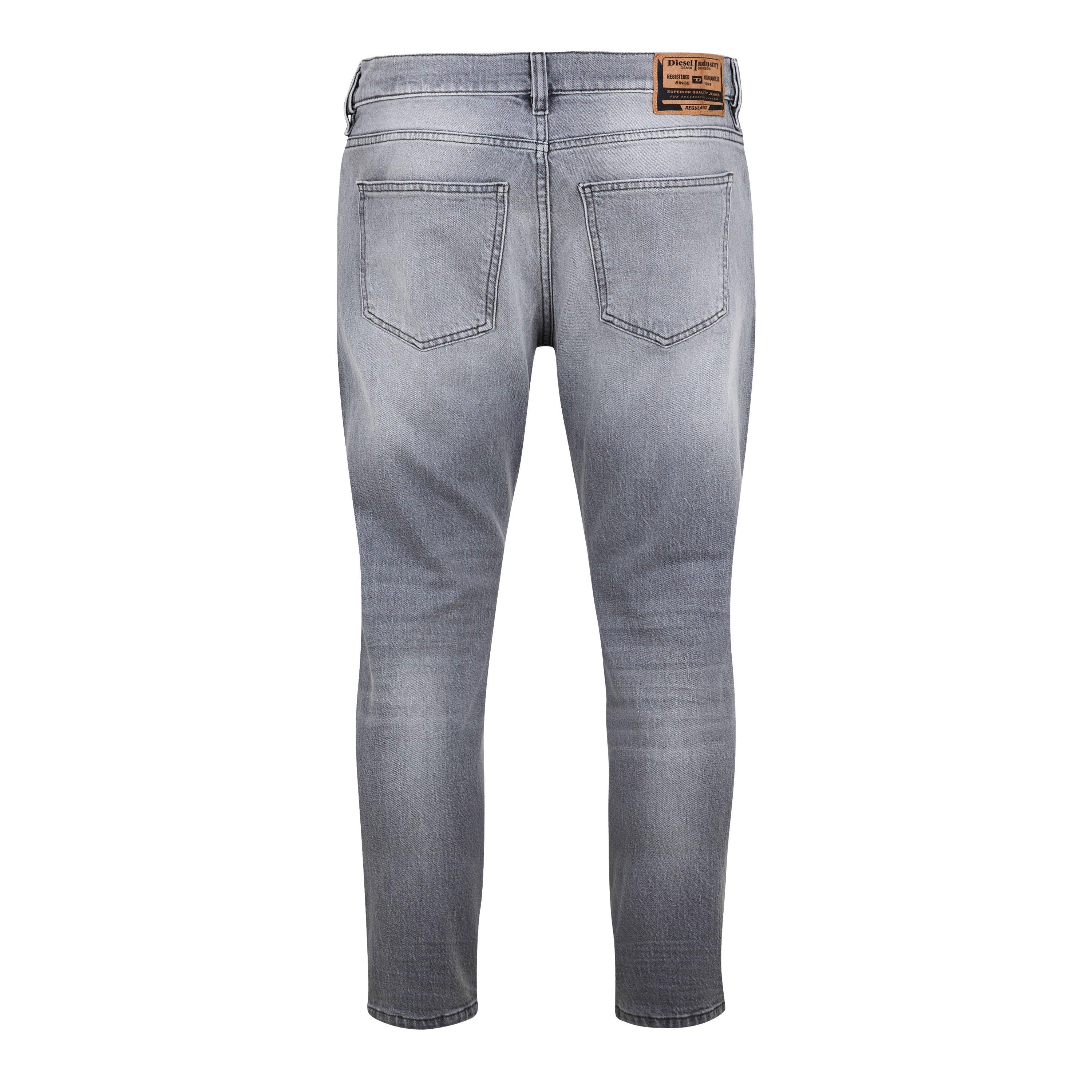 Grey - Diesel - Men's Straight Leg Jeans - 2