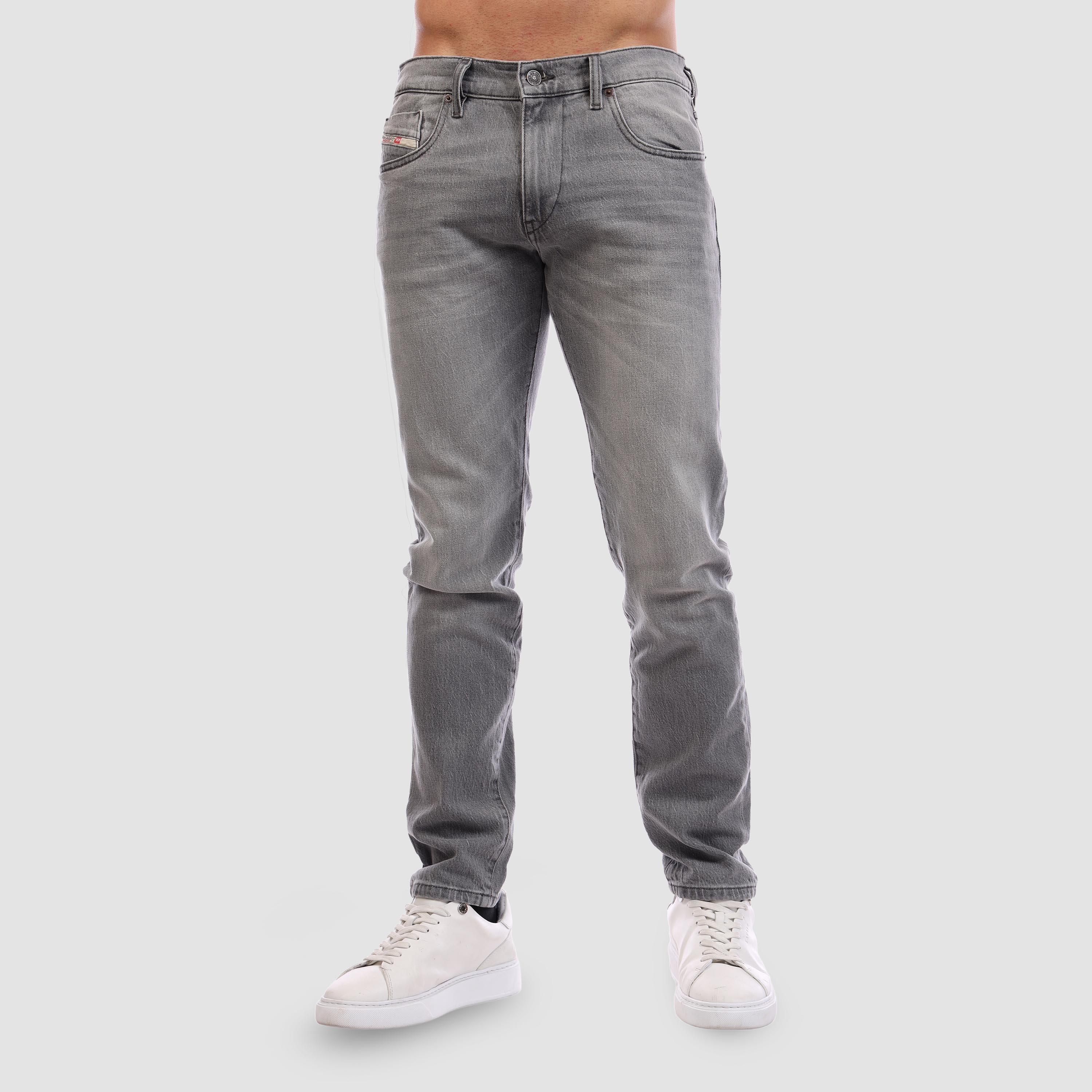 Grey - Diesel - Men's Straight Leg Jeans - 3