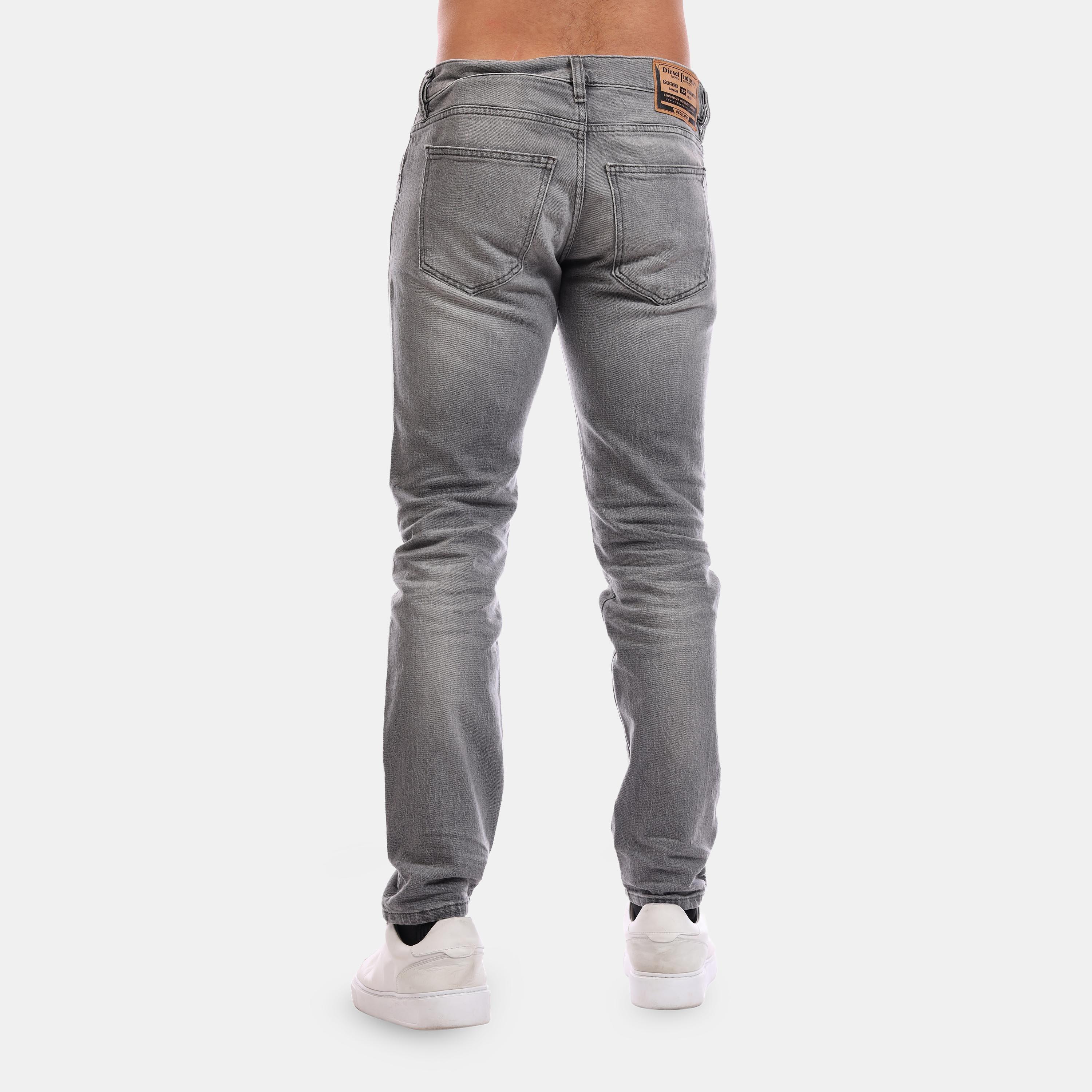 Grey - Diesel - Men's Straight Leg Jeans - 4