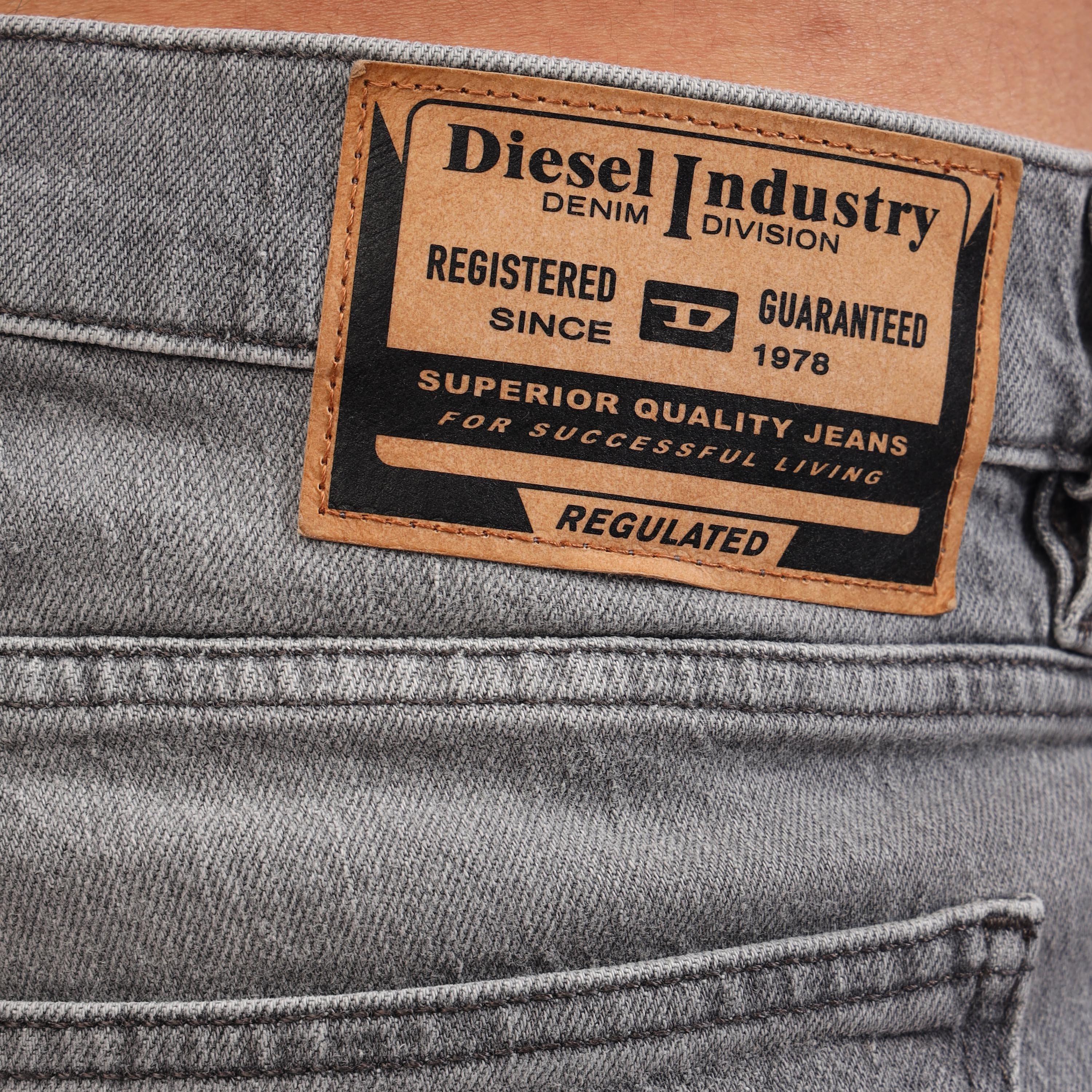 Grey - Diesel - Men's Straight Leg Jeans - 6