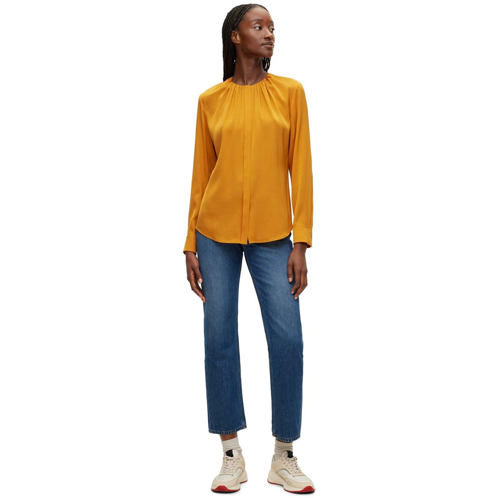 Bright Blue - Boss - Women's Straight Crop 2.0 Jeans - 5